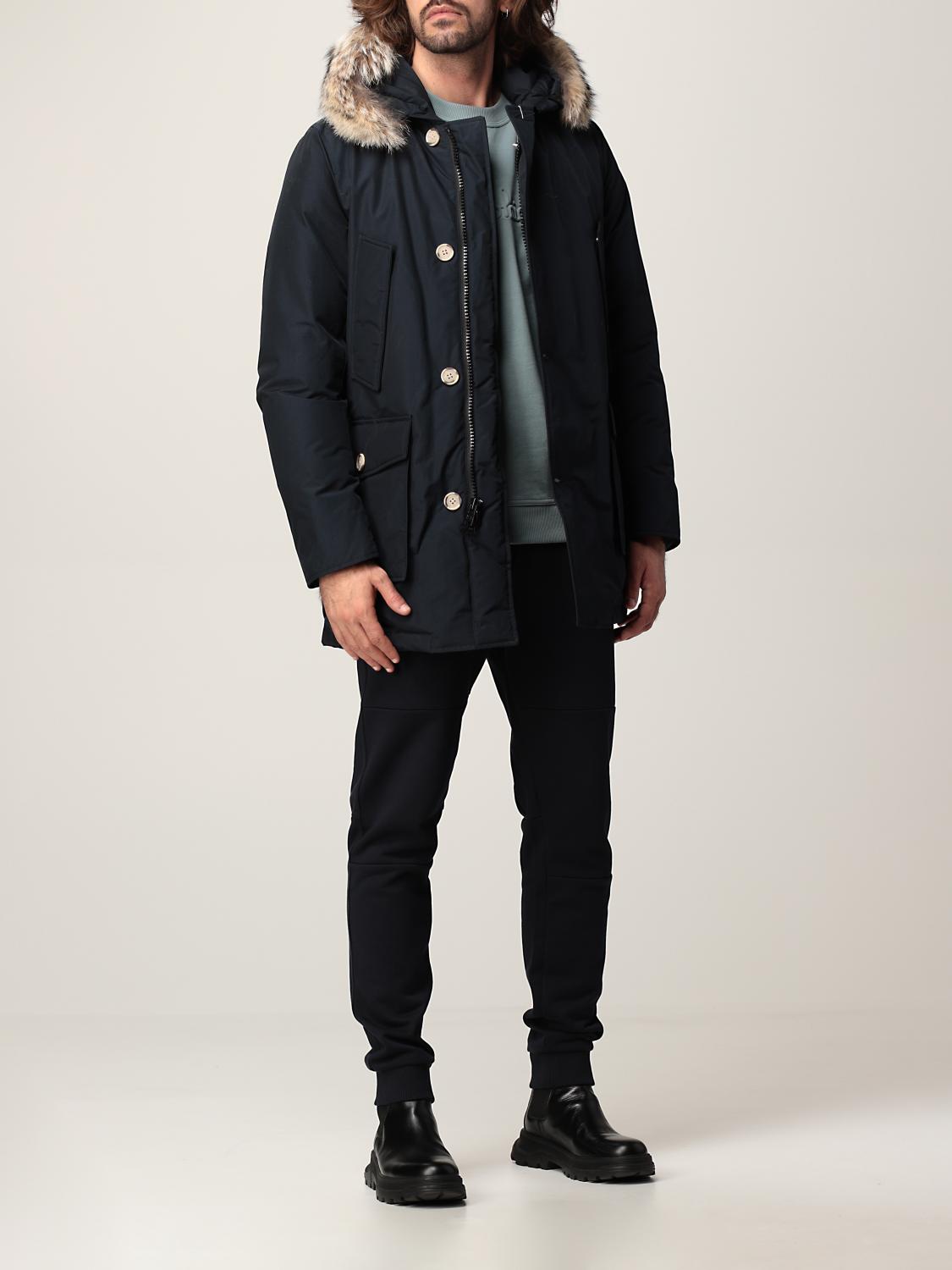 WOOLRICH COAT: Jacket men Woolrich, Blue - Img 2