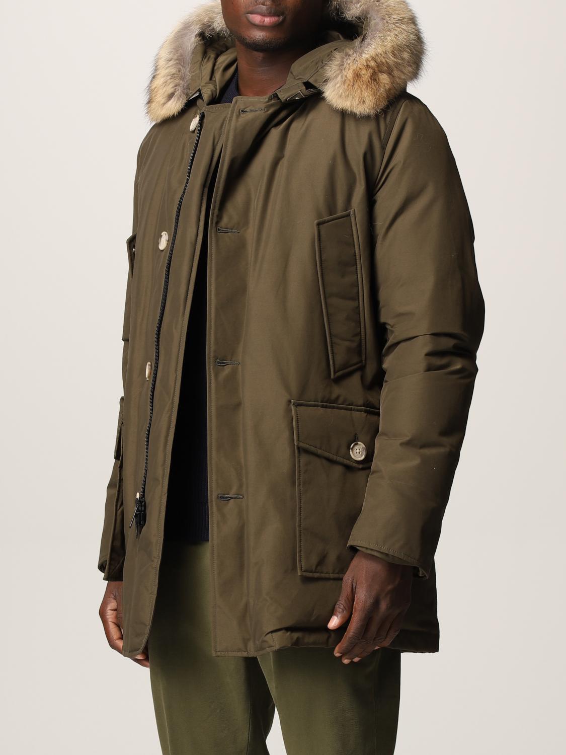 WOOLRICH COAT: Jacket men Woolrich, Green - Img 3