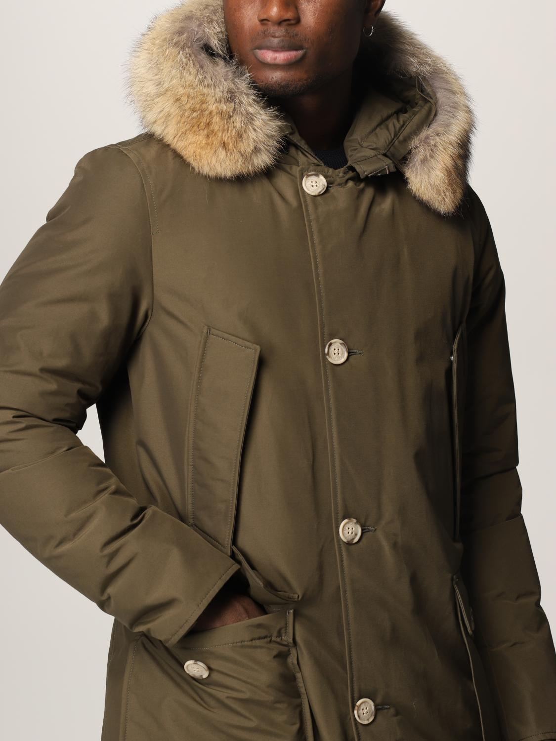 WOOLRICH COAT: Jacket men Woolrich, Green - Img 4