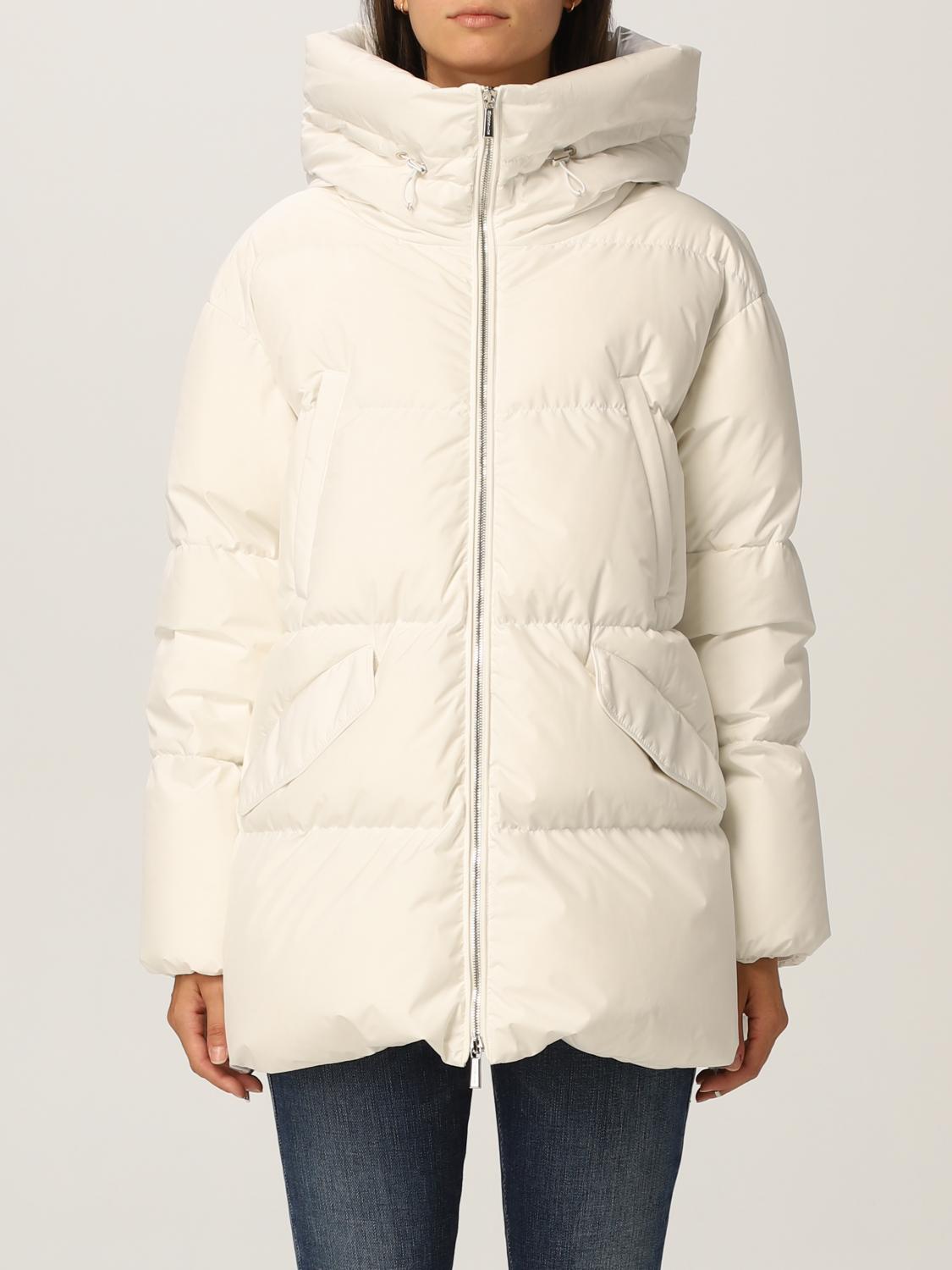 MOORER: down jacket in technical fabric - White | Moorer
