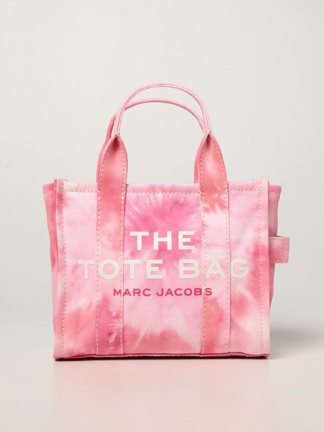 MARC JACOBS: The Tote Bag in tie dye canvas - Pink | Marc
