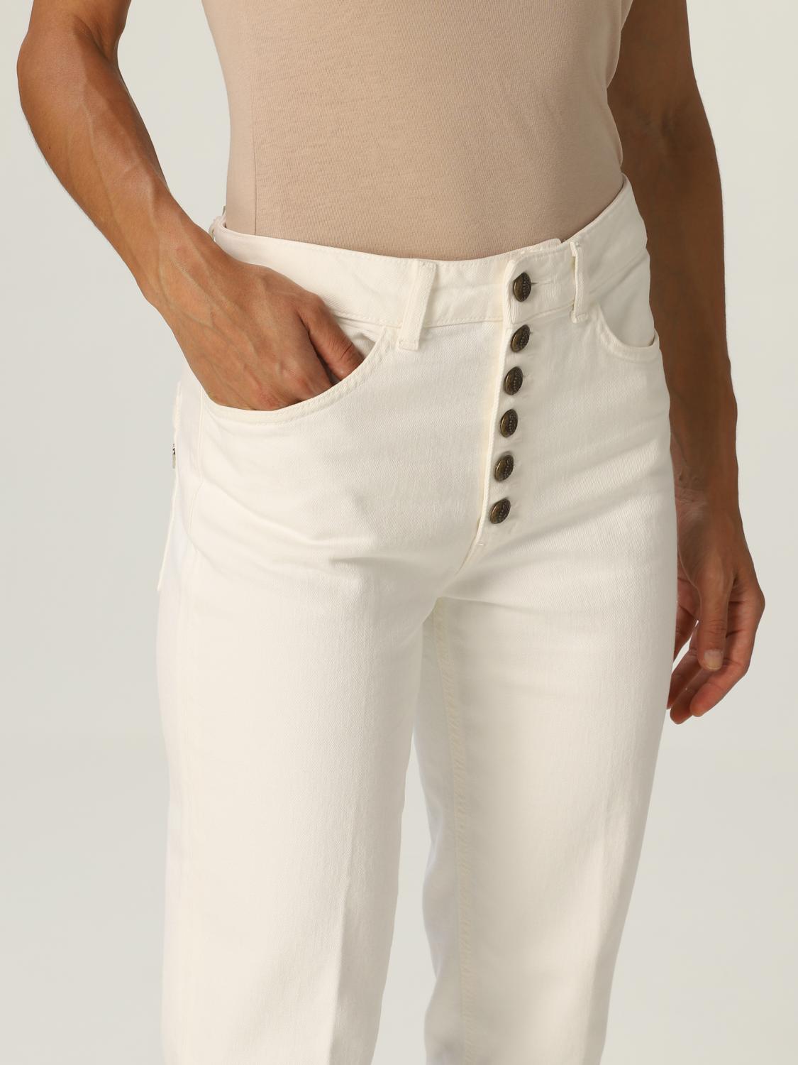 パンツ DONDUP Women Pants LDP268BBS0030PTDDDS25000 White DONDUP: Pants woman - White | Dondup jeans DP268BBS0030YIX5W