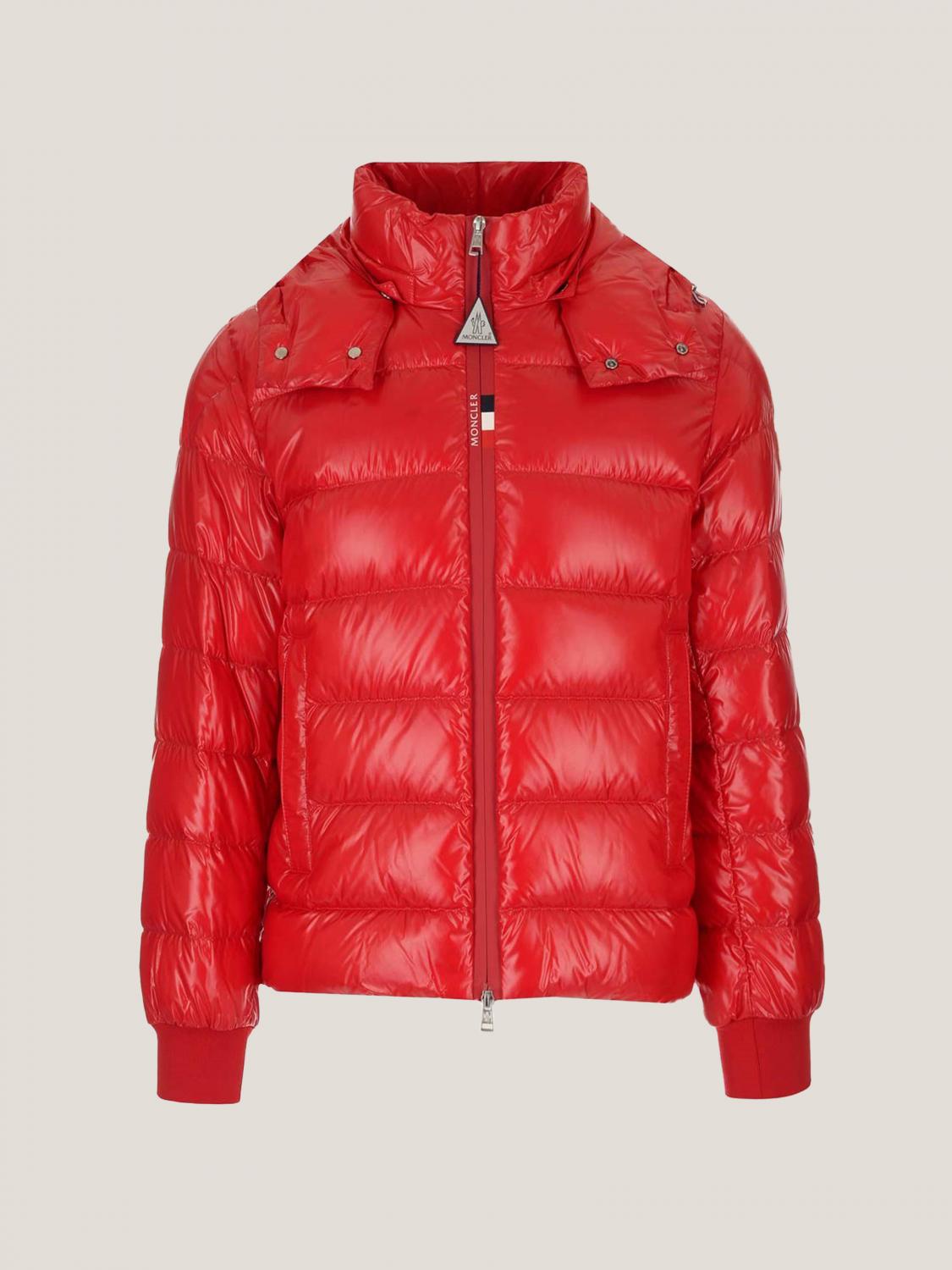 Moncler rouge homme sale