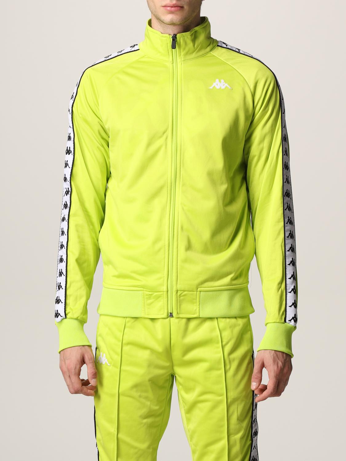 K-WAY KAPPA: Sudadera hombre Amarillo Sudadera K-Way Kappa