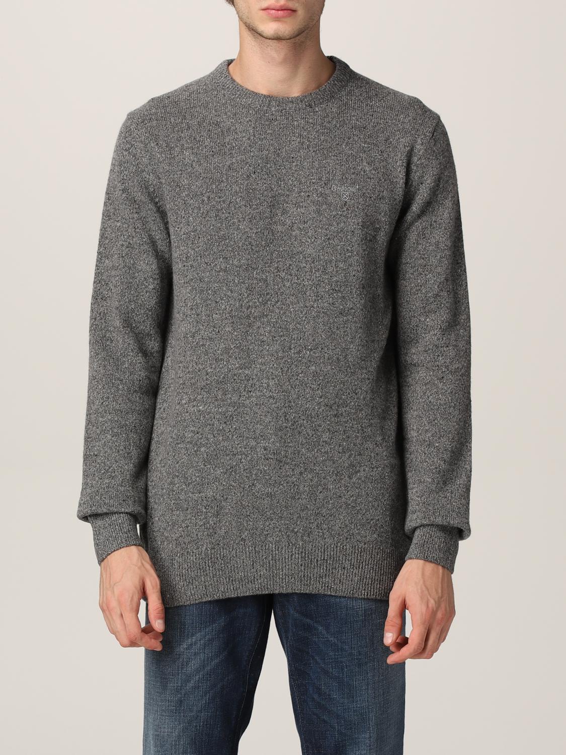 BARBOUR SWEATER: Sweater men Barbour, Grey - Img 1