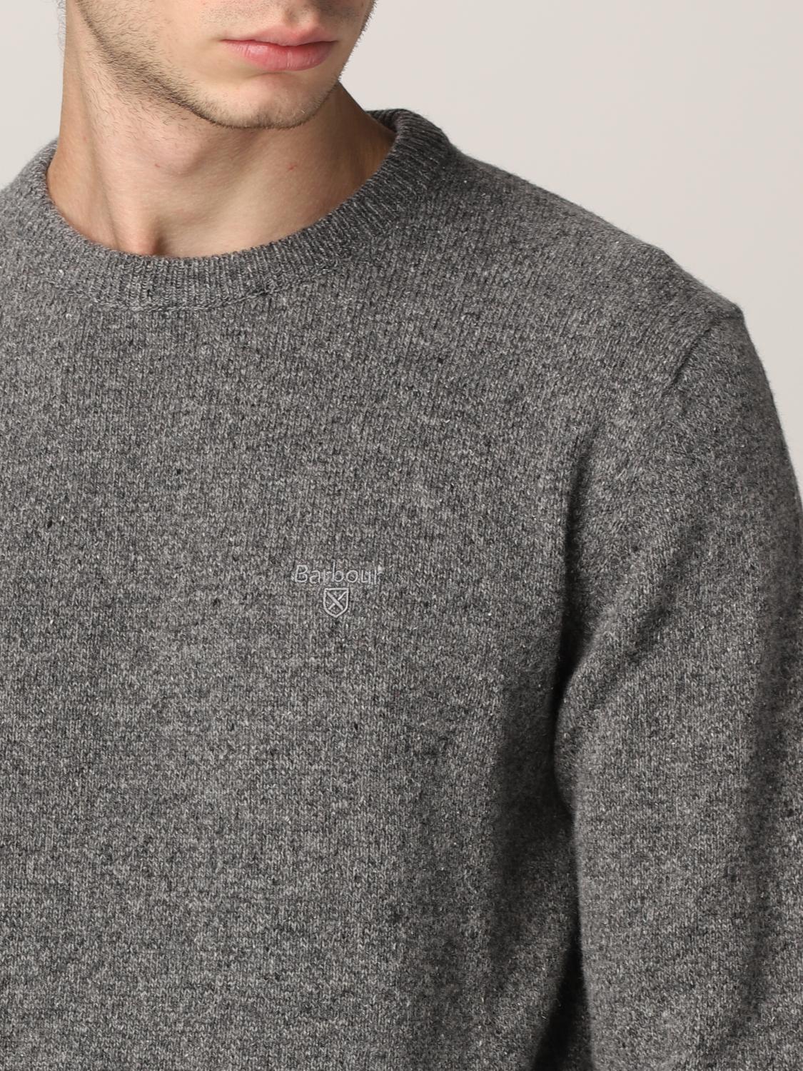 BARBOUR SWEATER: Sweater men Barbour, Grey - Img 3