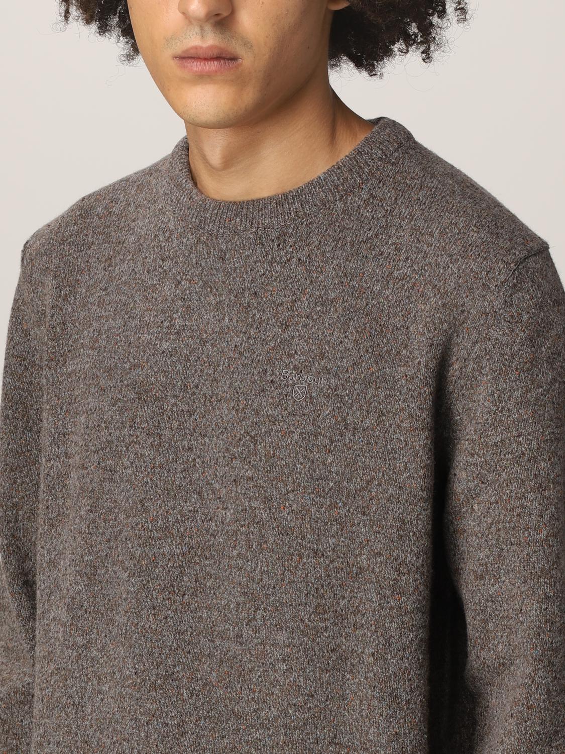 BARBOUR SWEATER: Sweater men Barbour, Smoke Grey - Img 3