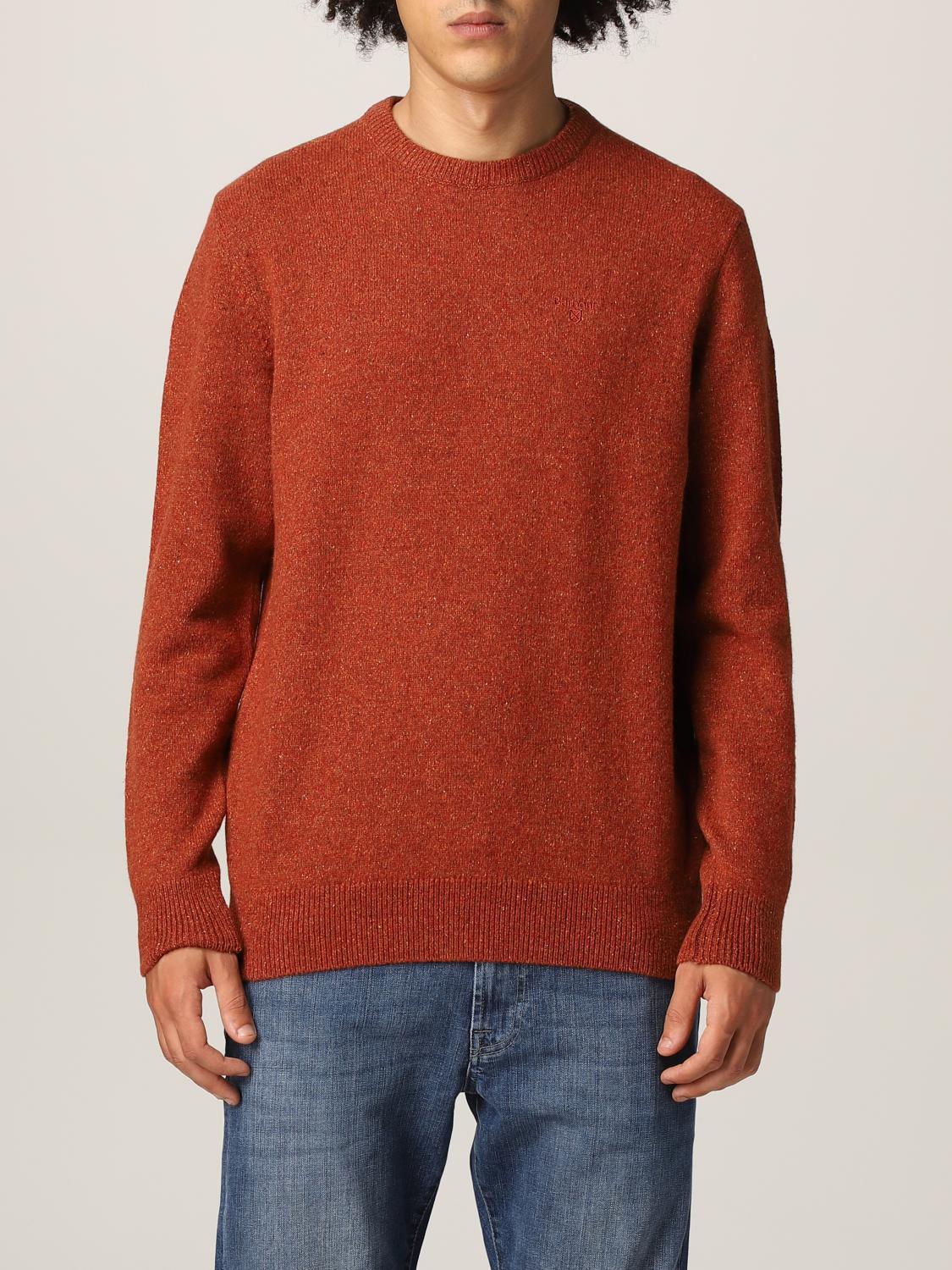 BARBOUR SWEATER: Sweater men Barbour, Brick Red - Img 1