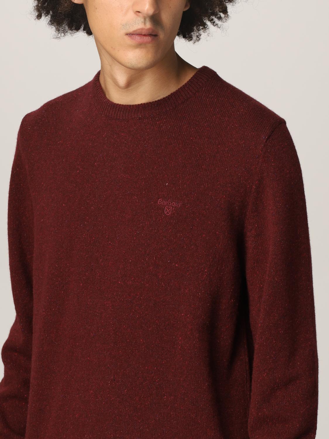 BARBOUR JERSEY: Jersey hombre Barbour, Rubí - Img 3