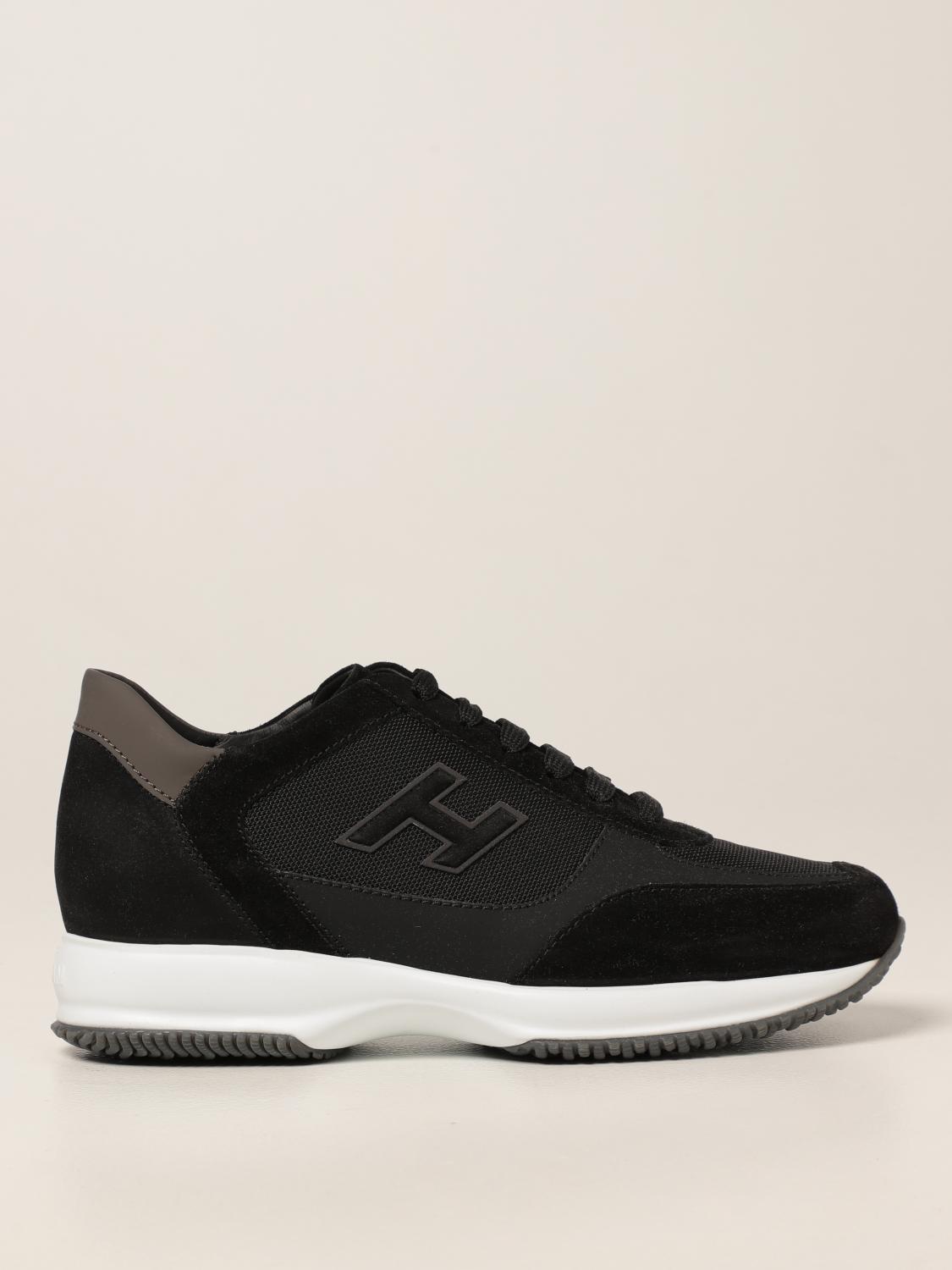スニーカー HOGAN HOGAN INTERACTIVE H FLOCK Hogan Interactive H Flock multi-material sneakers with laces