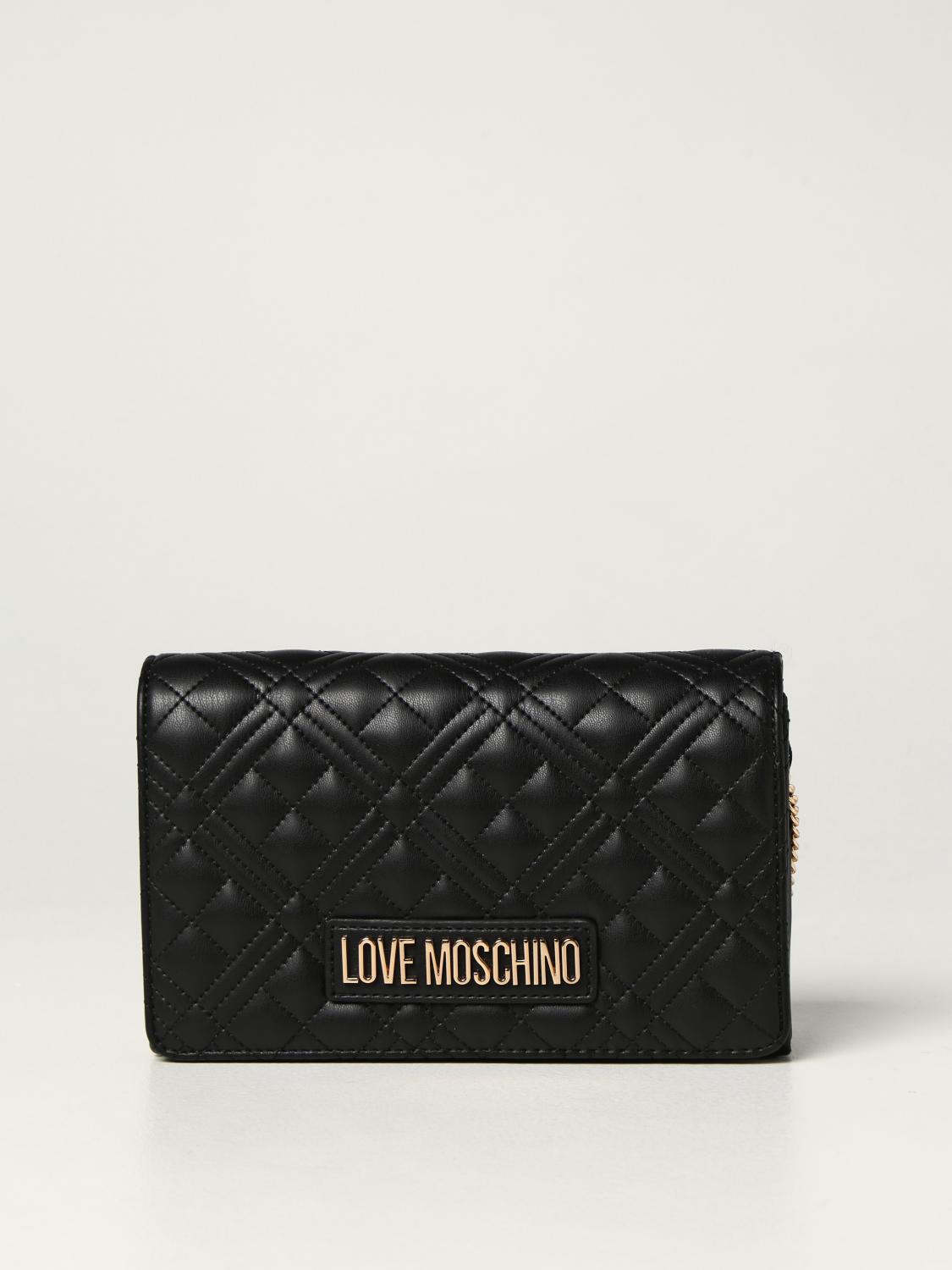 LOVE MOSCHINO BANDOLERA: Bolso de mano mujer Love Moschino, Negro - Img 1