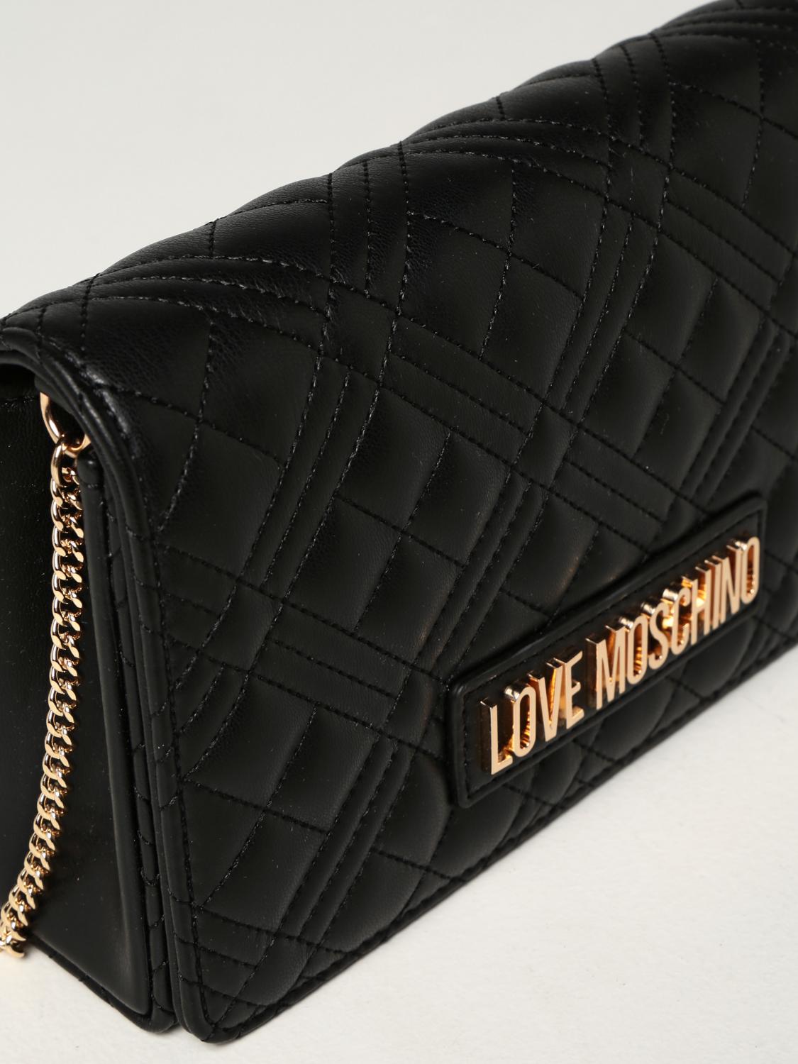 LOVE MOSCHINO BANDOLERA: Bolso de mano mujer Love Moschino, Negro - Img 3