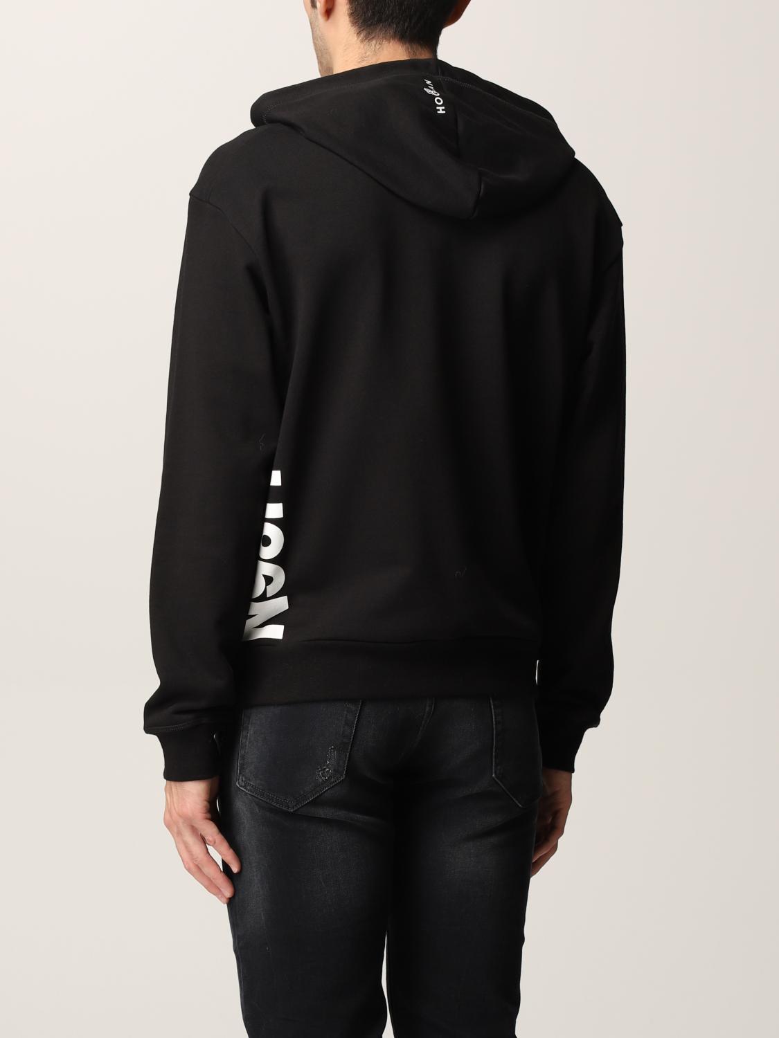 HOGAN SWEATSHIRT: Sweatshirt men Hogan, Black - Img 2