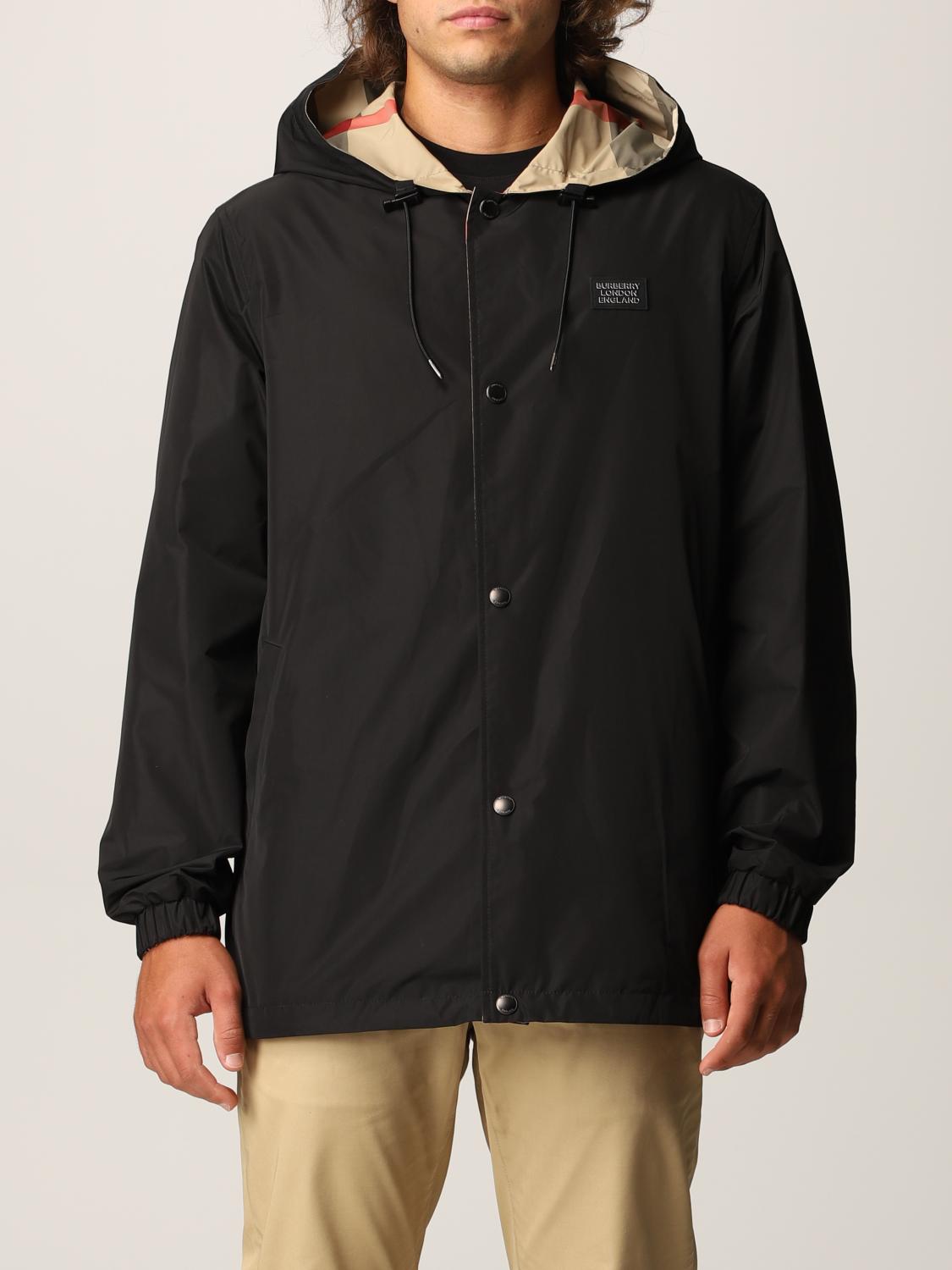 BURBERRY: reversible jacket with vintage check pattern