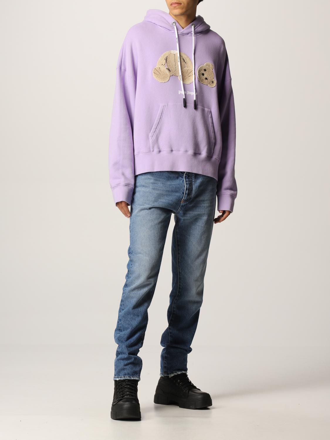 PALM ANGELS SWEATSHIRT: Palm Angels Herren Sweatshirt, Lila - Img 2
