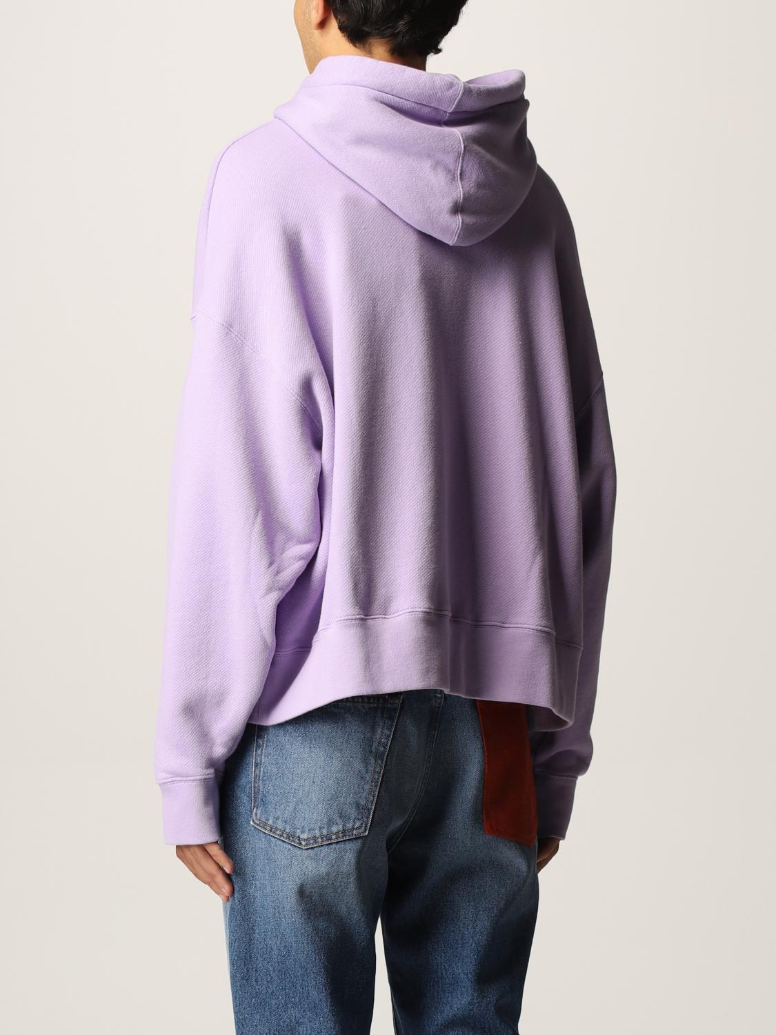 PALM ANGELS SWEATSHIRT: Palm Angels Herren Sweatshirt, Lila - Img 3
