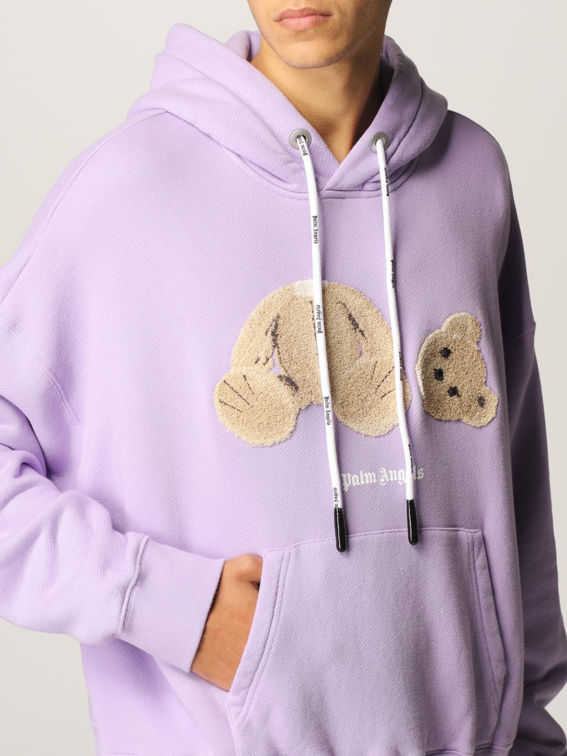 PALM ANGELS SWEATSHIRT: Palm Angels Herren Sweatshirt, Lila - Img 5