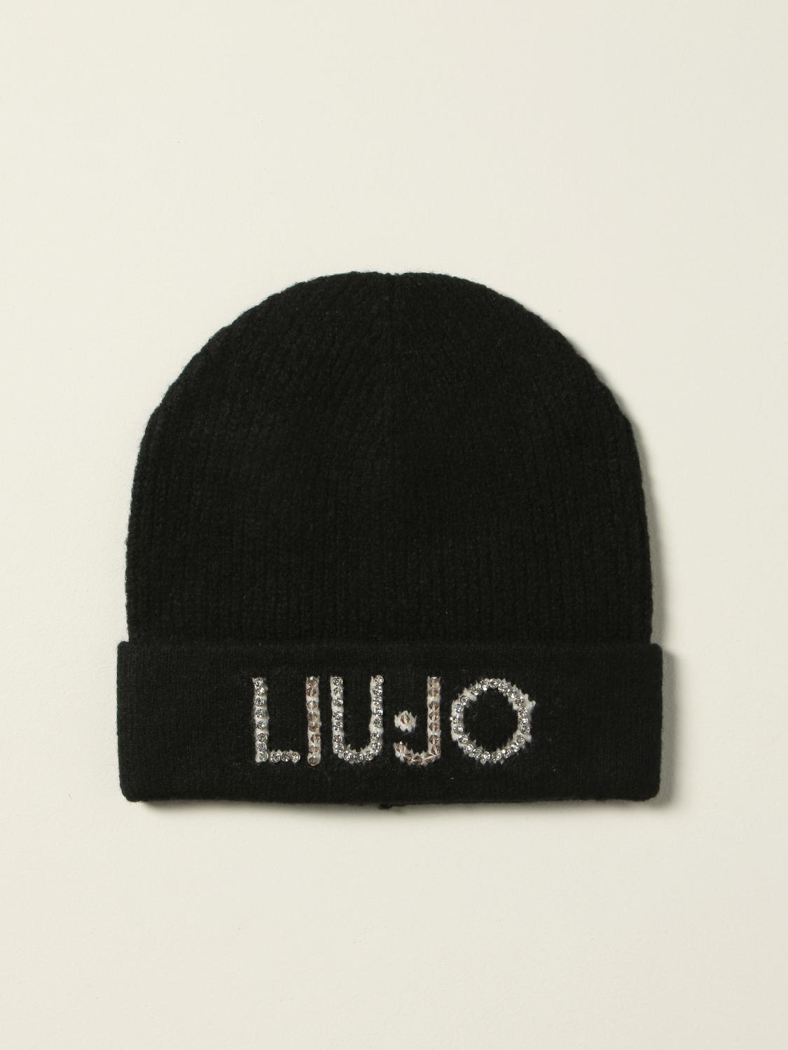 Liu Jo Black Polyester Women\'s Beanie Liu Jo Black Polyester Beanie 100% Authentic 8059524023844| eBay main image 3