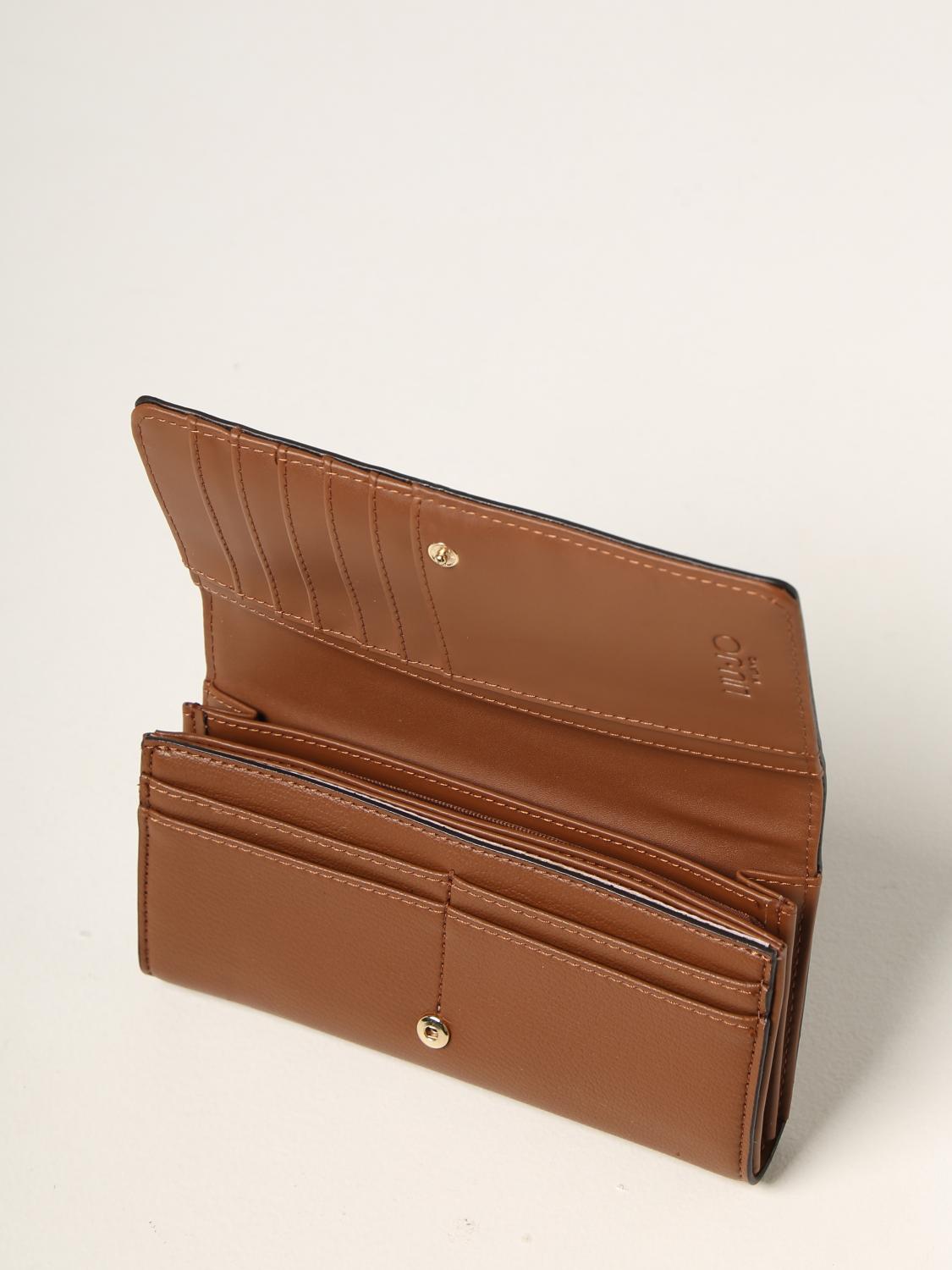 LIU JO WALLET: Liu Jo wallet in synthetic leather, Dove Grey - Img 2
