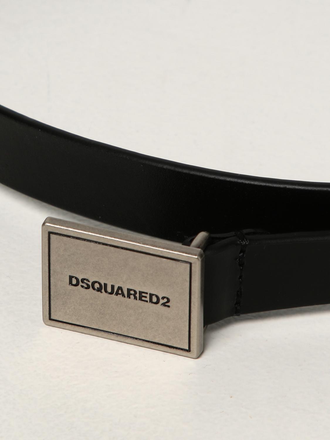 DSQUARED2 BELT: Dsquared2 Junior leather belt, Black - Img 2