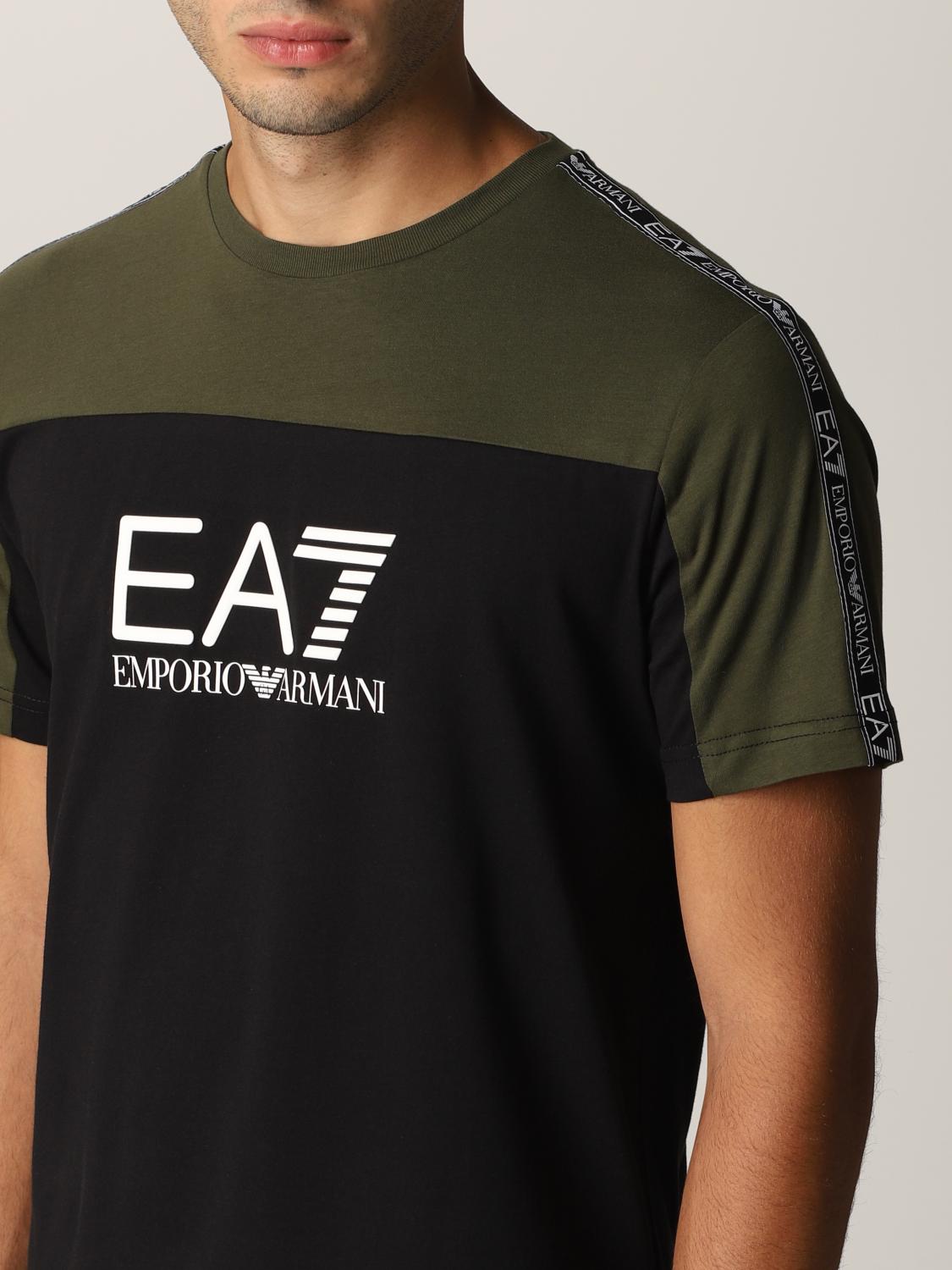 EA7 T-SHIRT: T-shirt men Ea7, Black - Img 3