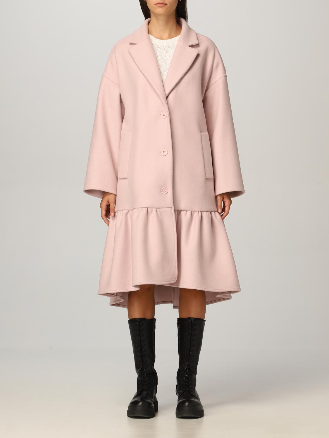 RED VALENTINO: Coat women - Pink | Red Valentino coat RED VALENTINO: Coat women - Pink | Red Valentino coat