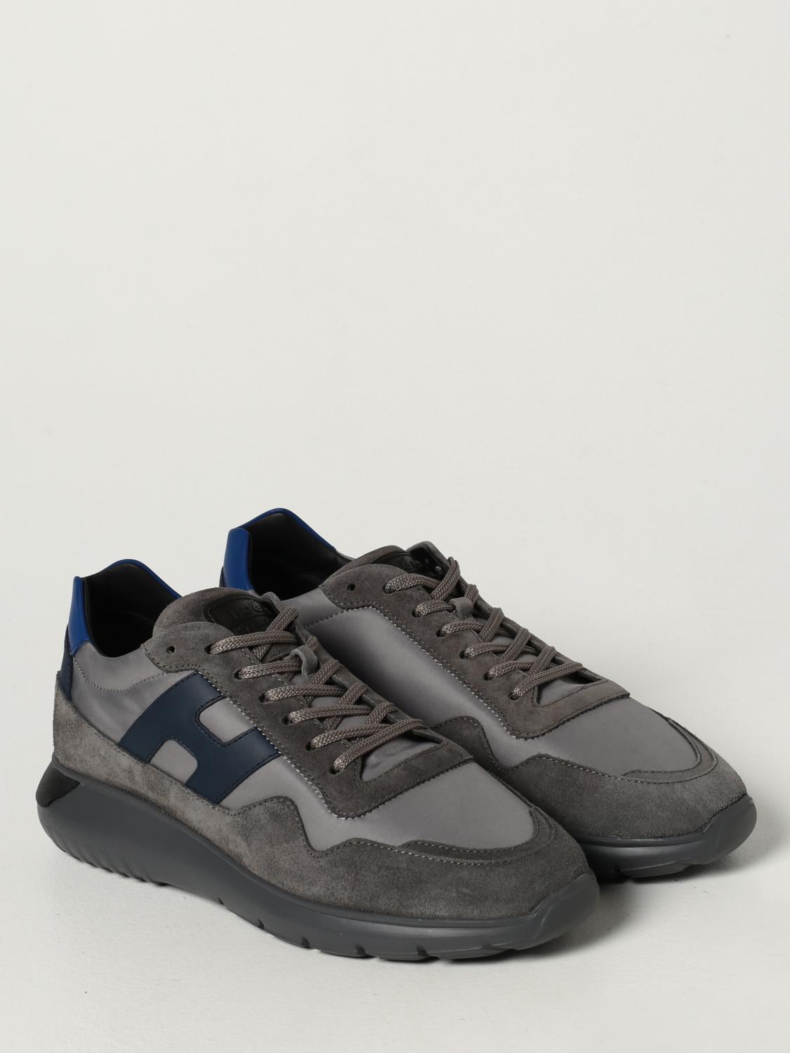 HOGAN SNEAKERS: Hogan sneakers in suede and nylon, Grey - Img 2