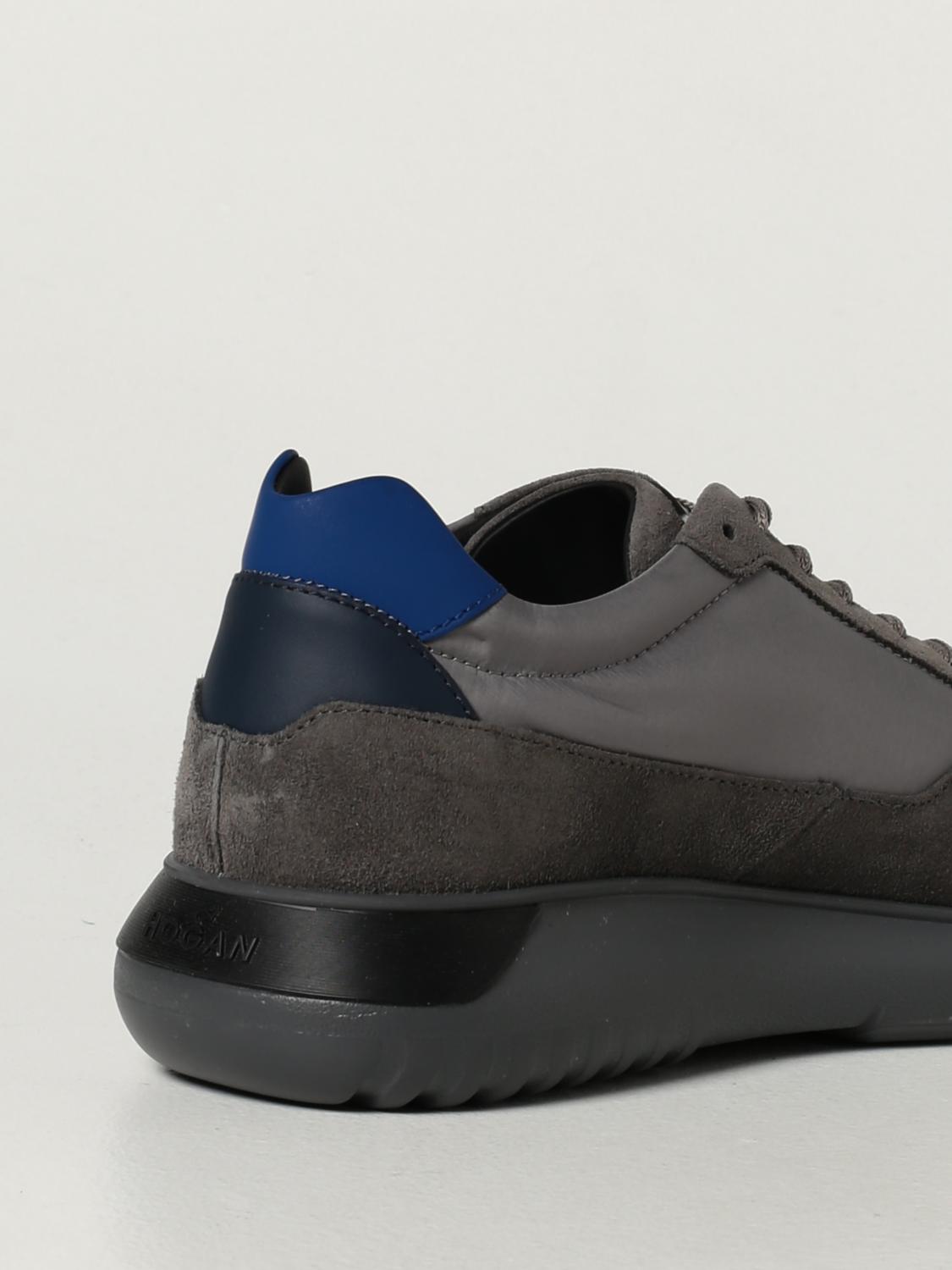HOGAN SNEAKERS: Hogan sneakers in suede and nylon, Grey - Img 3