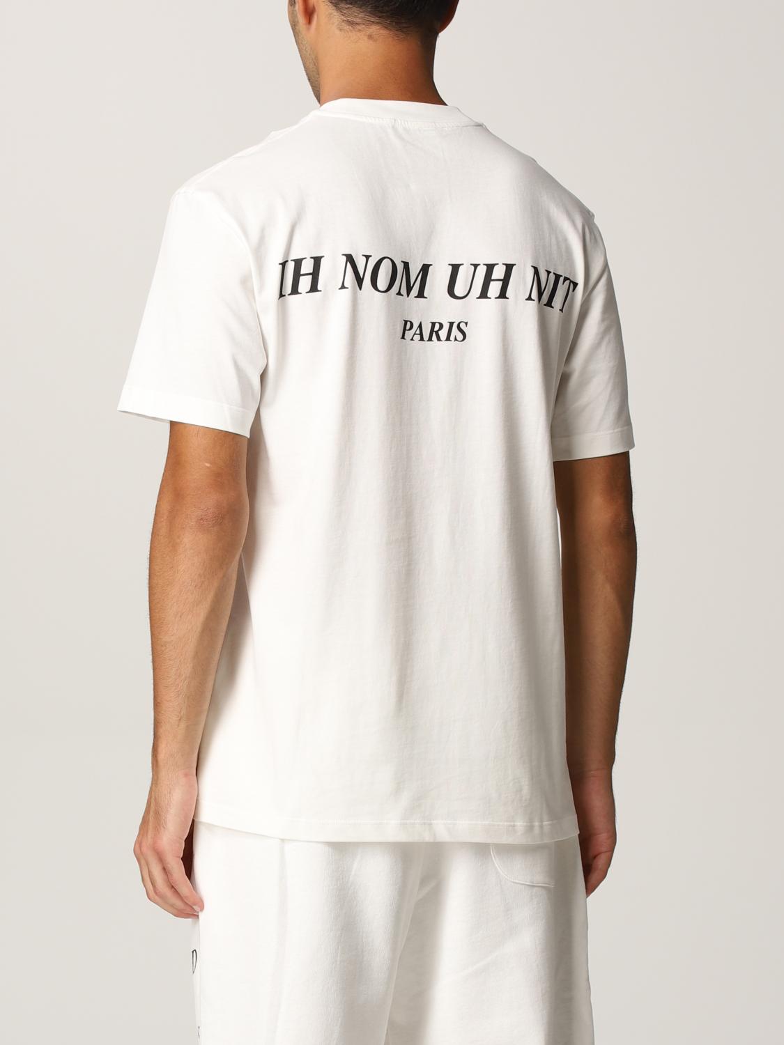 IH NOM UH NIT T-SHIRT: T-shirt Ih Nom Uh Nit con stampa grafica, Bianco - Img 3