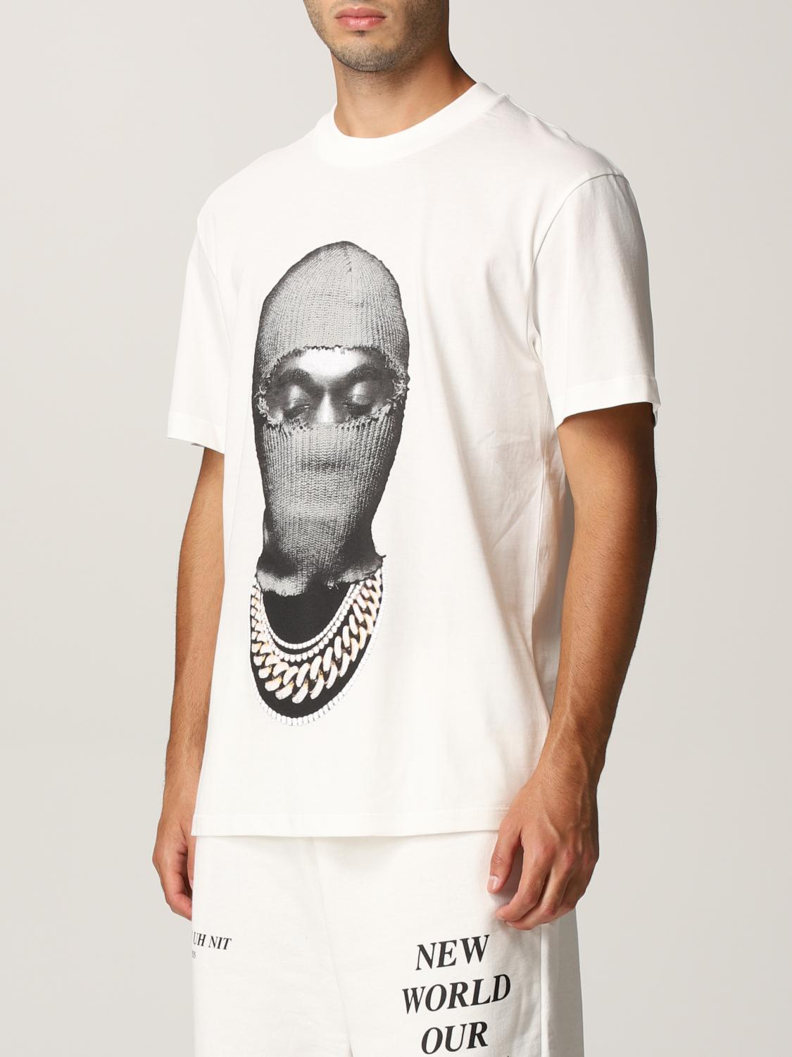IH NOM UH NIT T-SHIRT: T-shirt Ih Nom Uh Nit con stampa grafica, Bianco - Img 4
