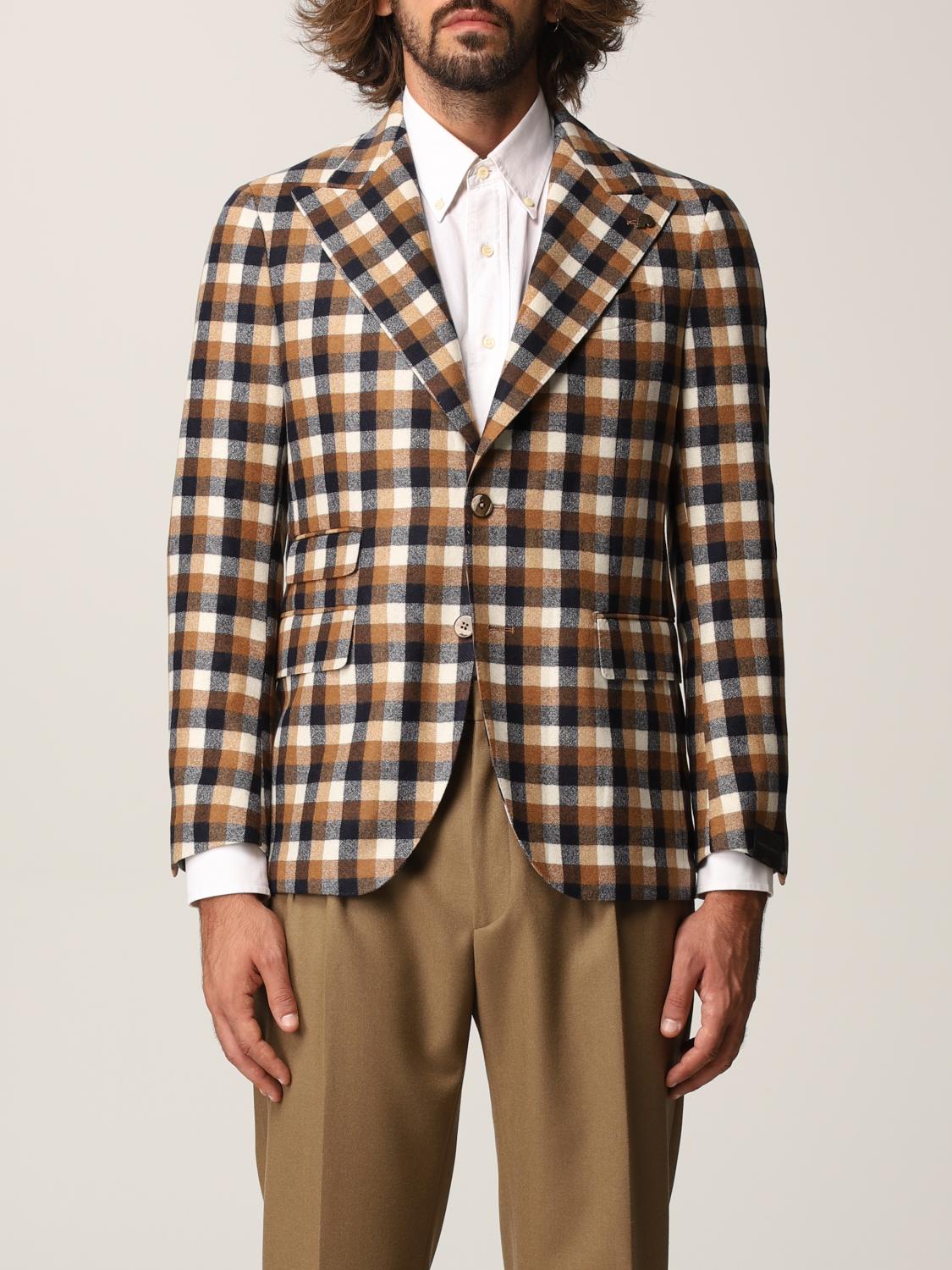 GABRIELE PASINI: Jacket men - Brown | Gabriele Pasini blazer 