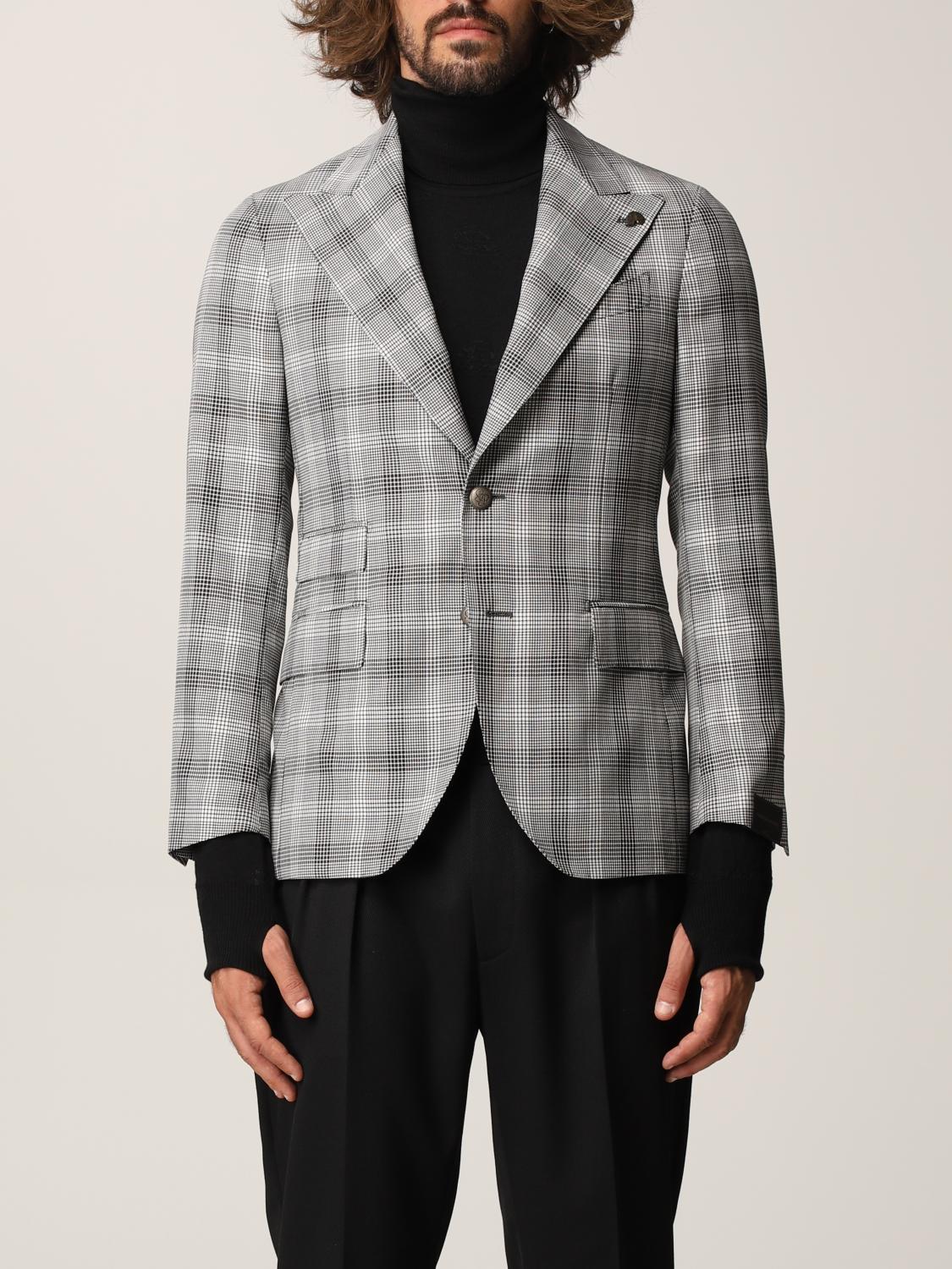 GABRIELE PASINI: Jacket men - Black | Gabriele Pasini blazer 
