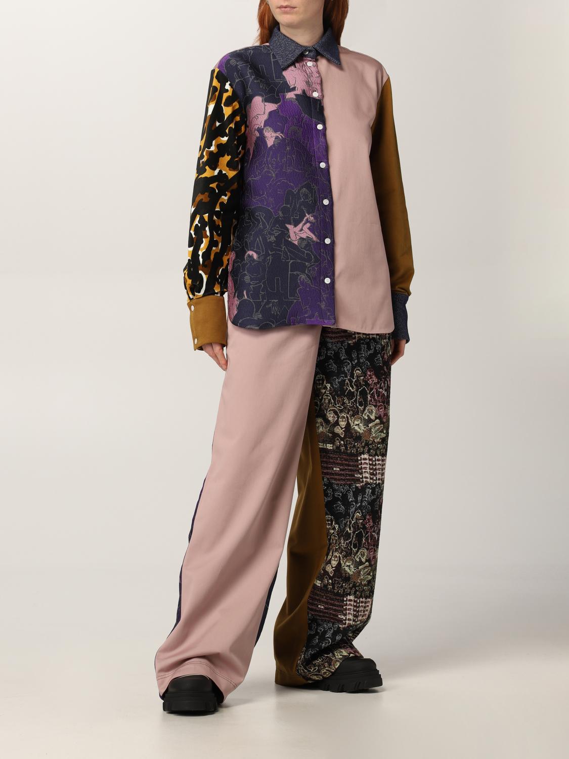 MARCO RAMBALDI CAMICIA: Camicia Marco Rambaldi con mix di fantasie, Fantasia - Img 2