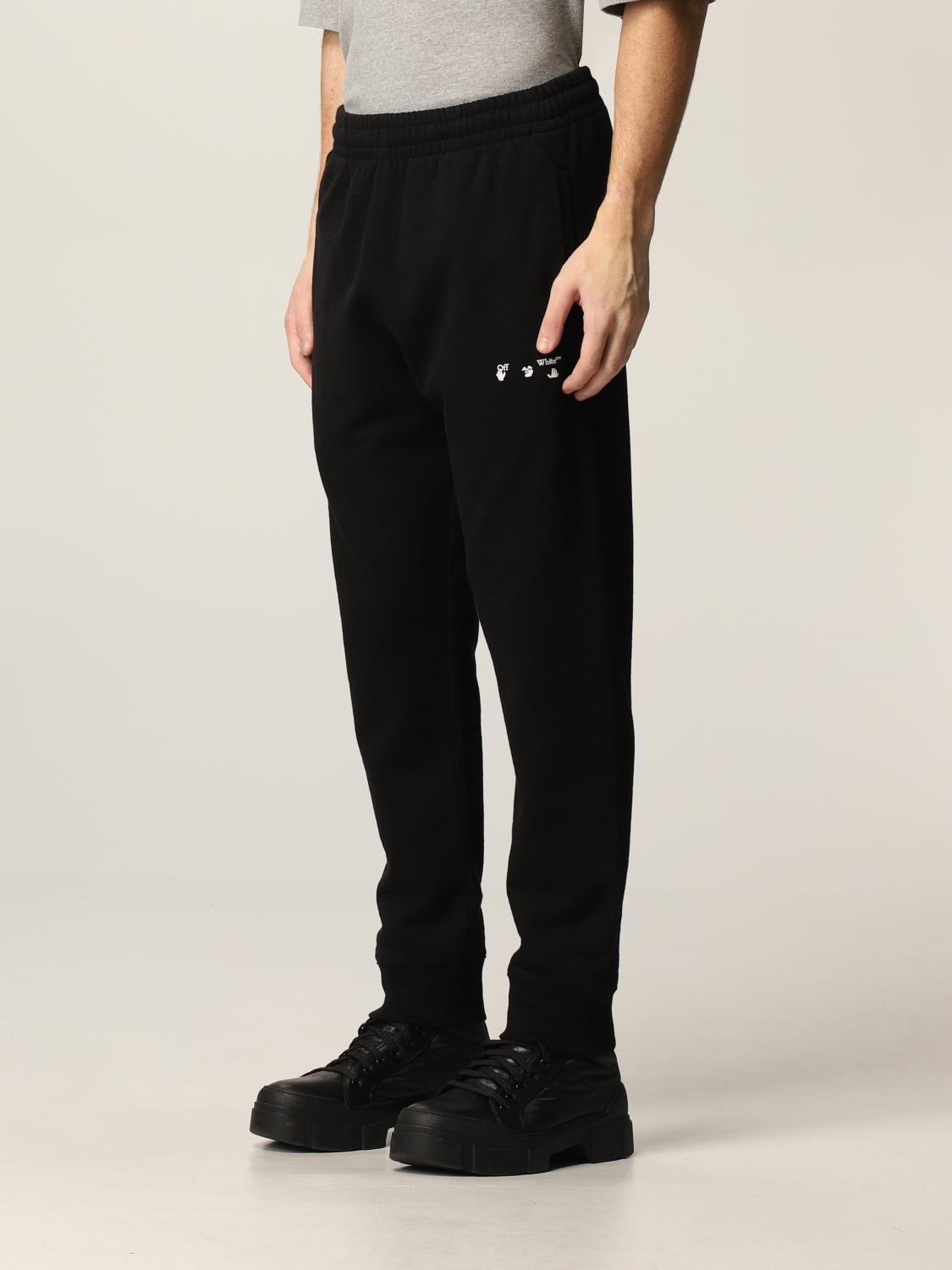 Off-White パンツ メンズ Off White - ブラック | OMCH035F21FLE001
