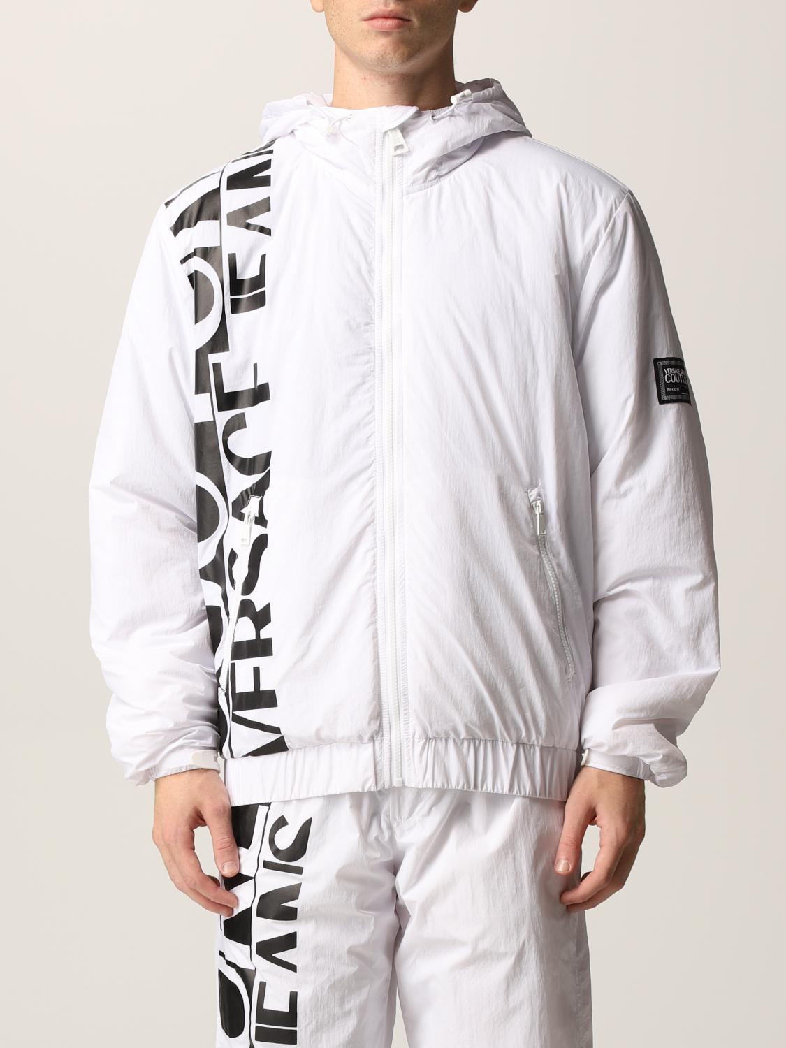 VERSACE JEANS COUTURE COAT: Coat men Versace Jeans Couture, White - Img 1