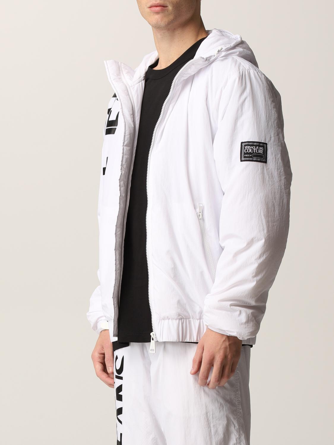 VERSACE JEANS COUTURE COAT: Coat men Versace Jeans Couture, White - Img 4