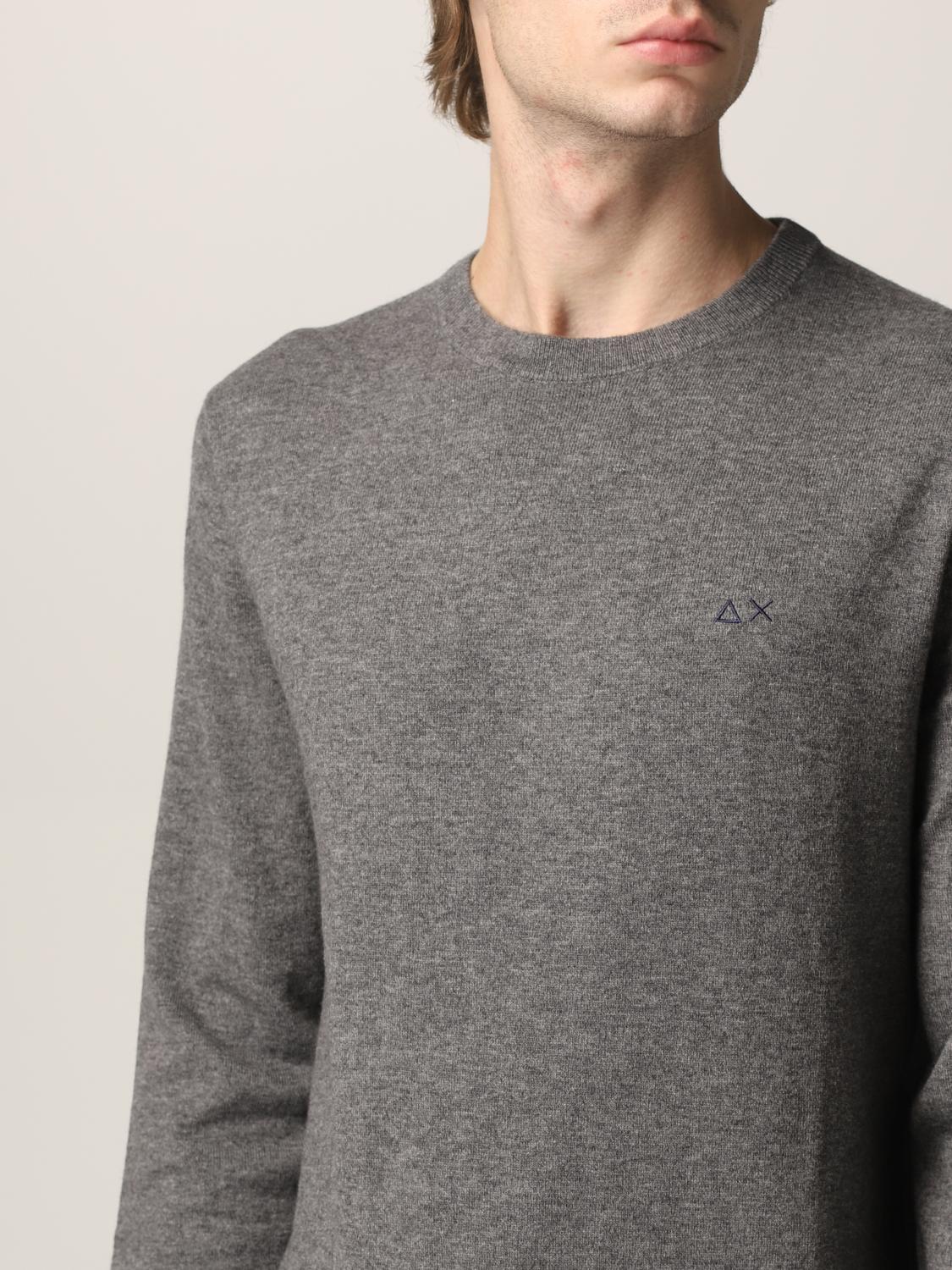 SUN68 SWEATER: Sweater men Sun 68, Grey - Img 3