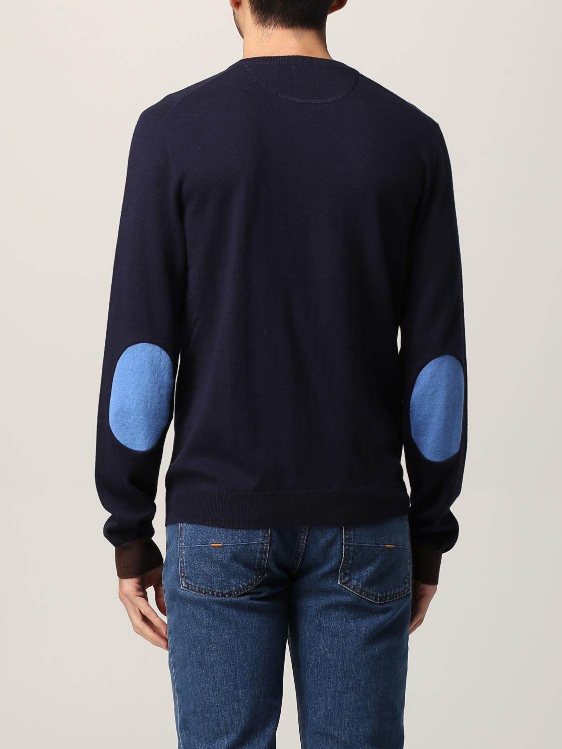 SUN68 SWEATER: Sweater men Sun 68, Navy - Img 2