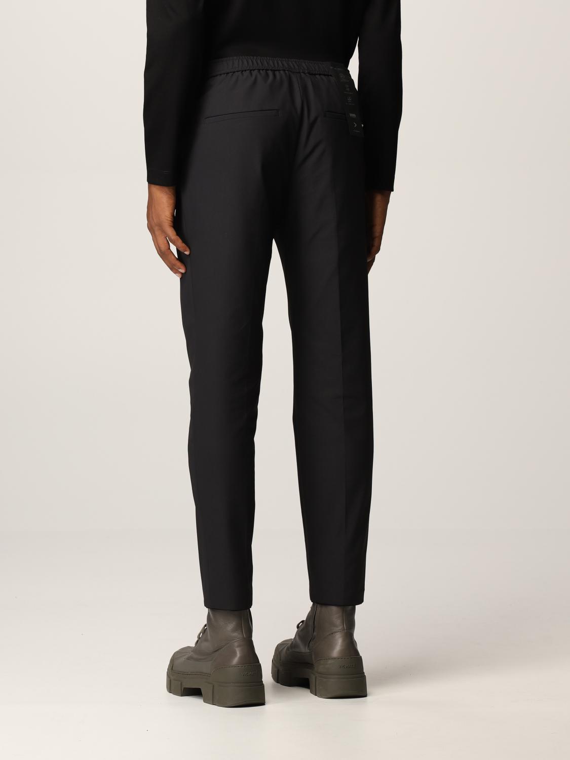 HUGO PANTS: Hugo Boss trousers in stretch nylon, Black - Img 2