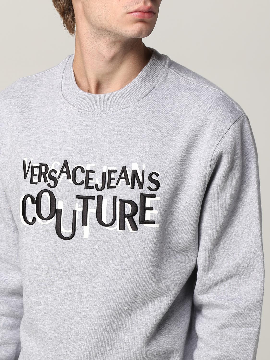 Versace Jeans Couture Sweatshirt men - Grey | 71GAIT06CF00O