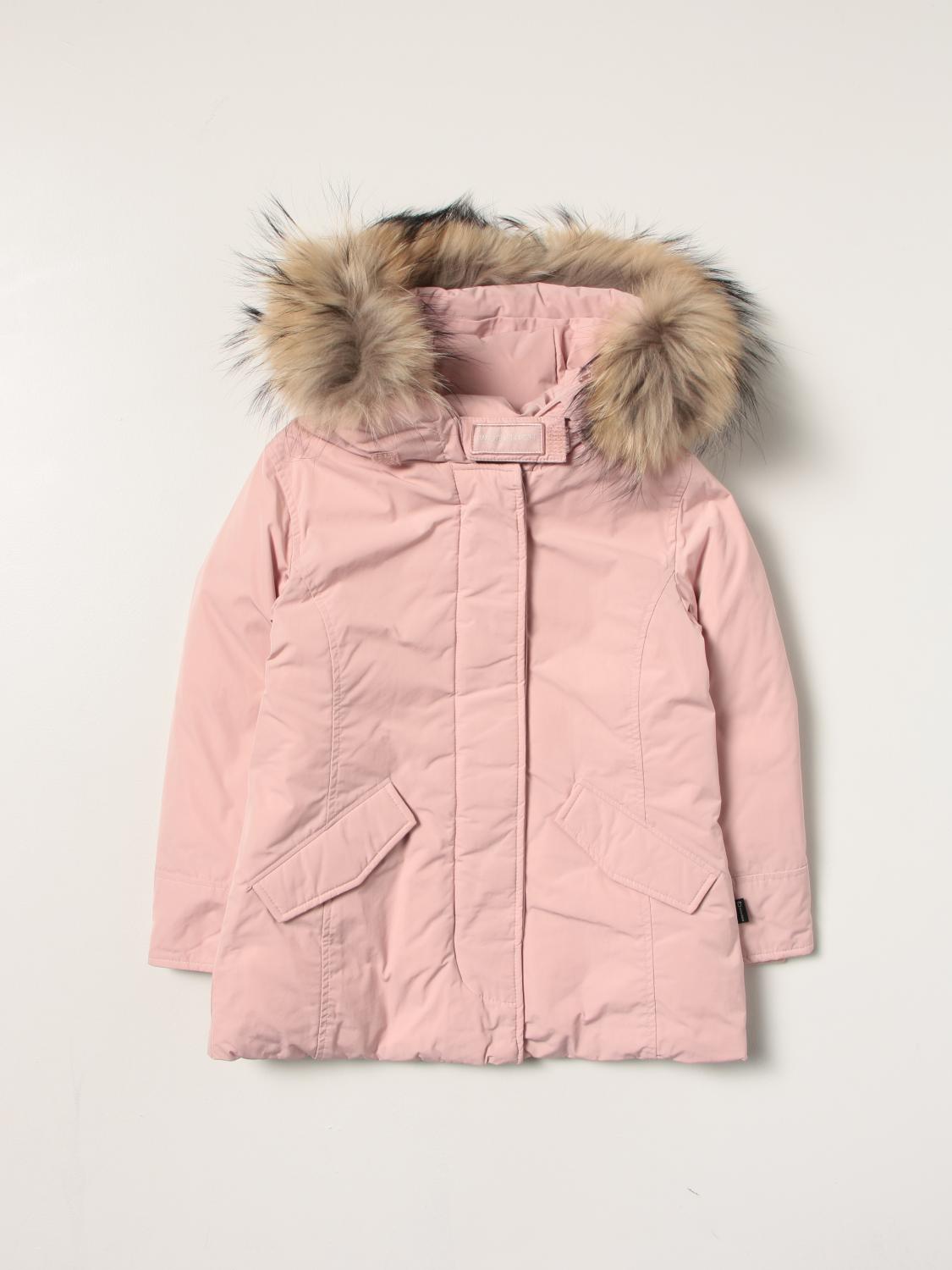 WOOLRICH CHAQUETA: Chaqueta niños Woolrich, Rosa Pálido - Img 1