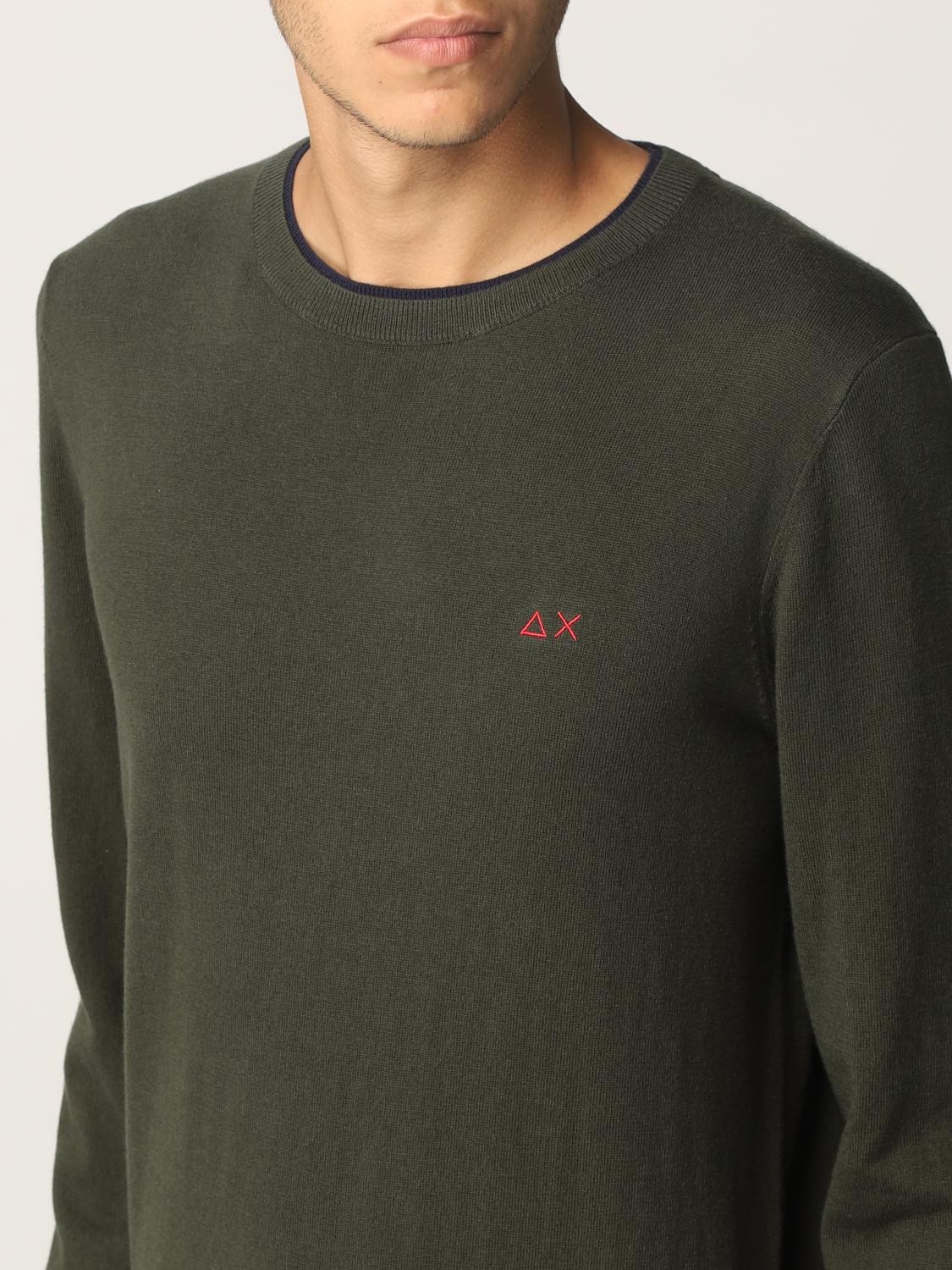 SUN68 SWEATER: Sweater men Sun 68, Green - Img 3