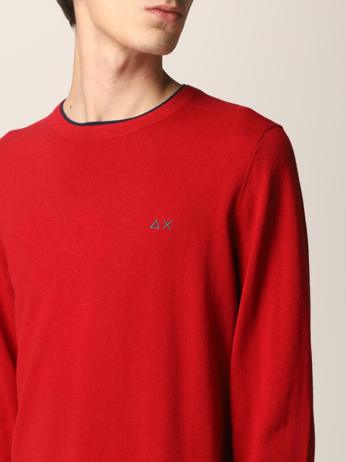 SUN68 SWEATER: Sweater men Sun 68, Red - Img 3