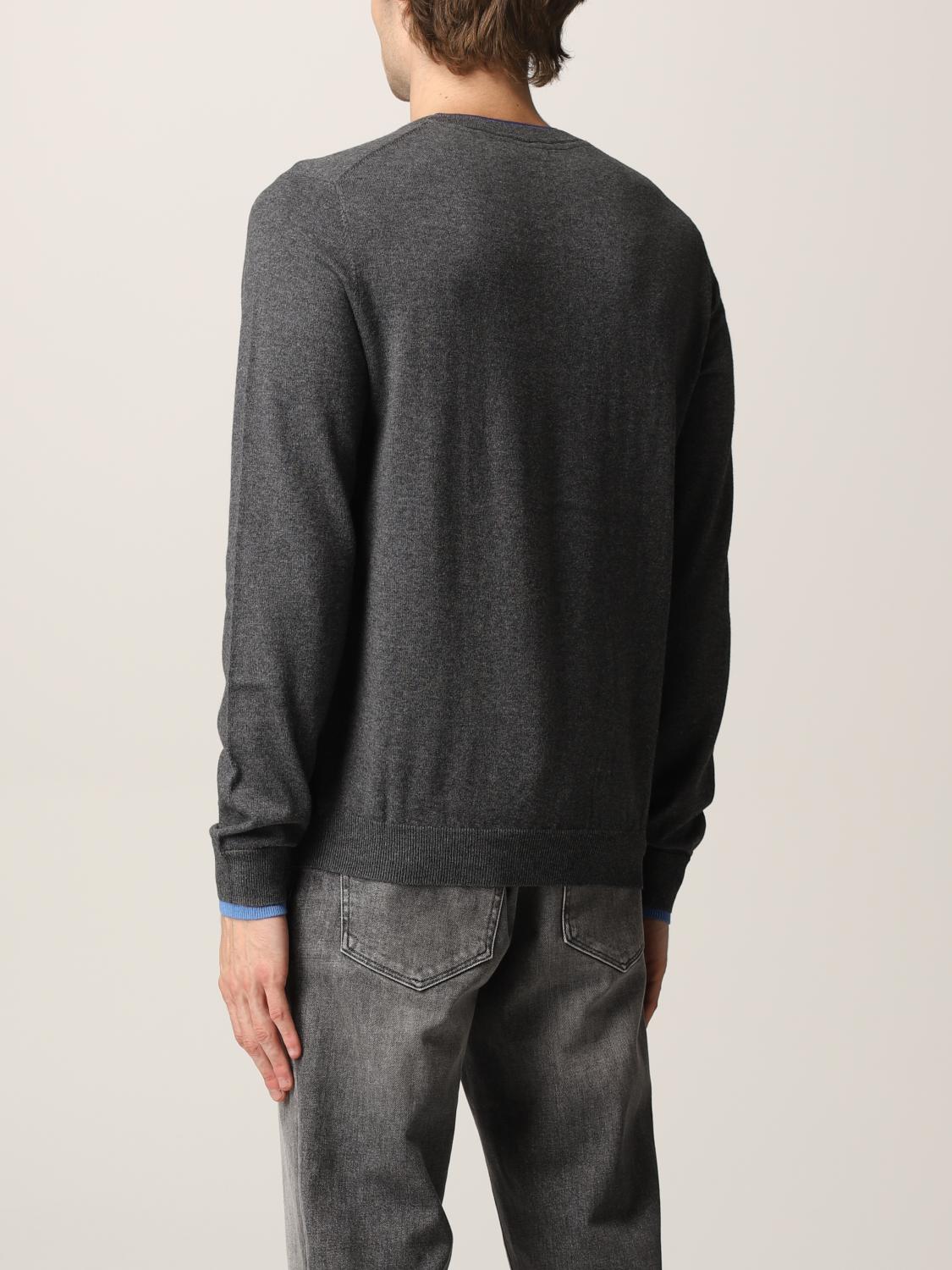 SUN68 SWEATER: Sweater men Sun 68, Grey - Img 2