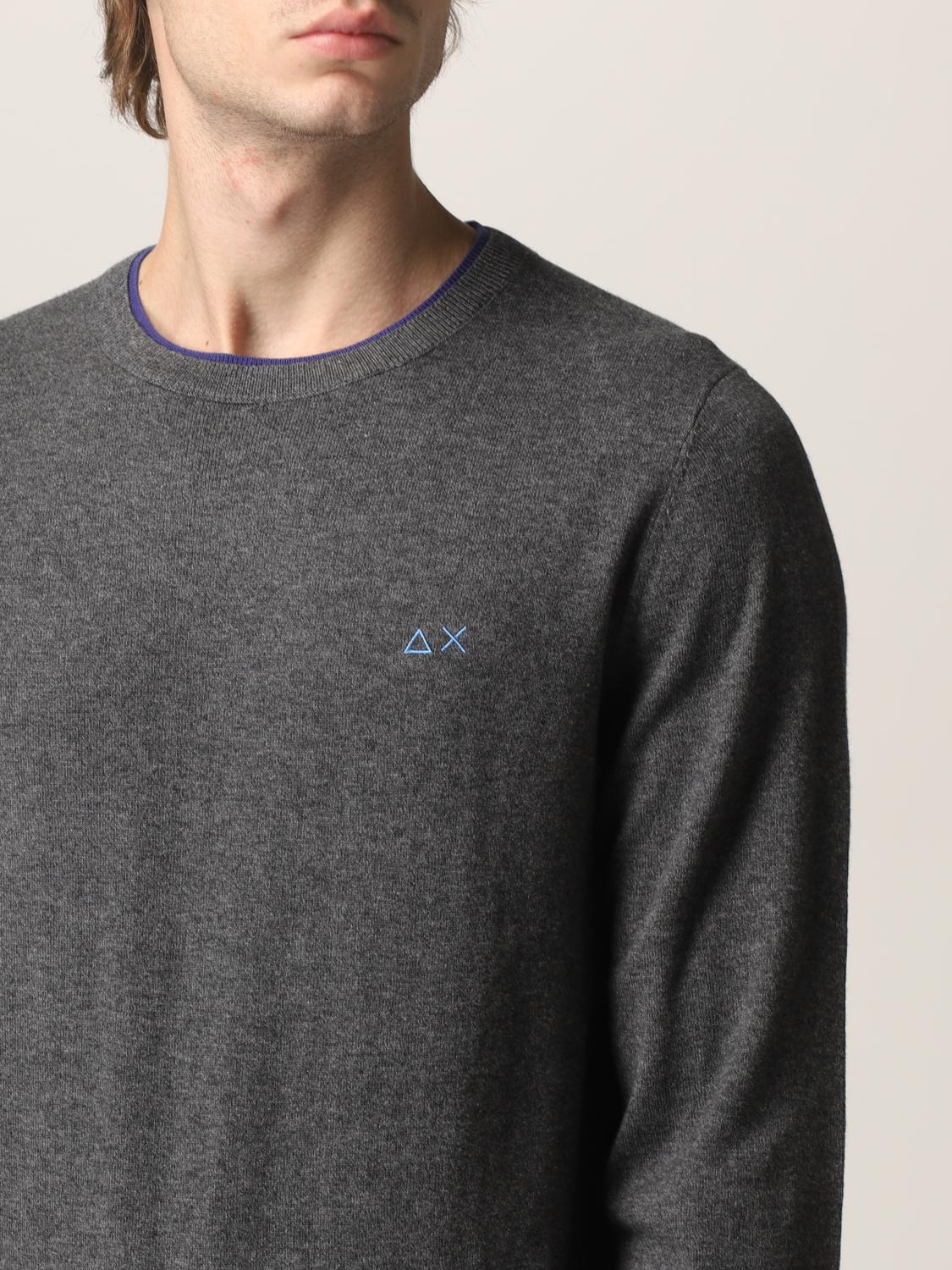 SUN68 SWEATER: Sweater men Sun 68, Grey - Img 3