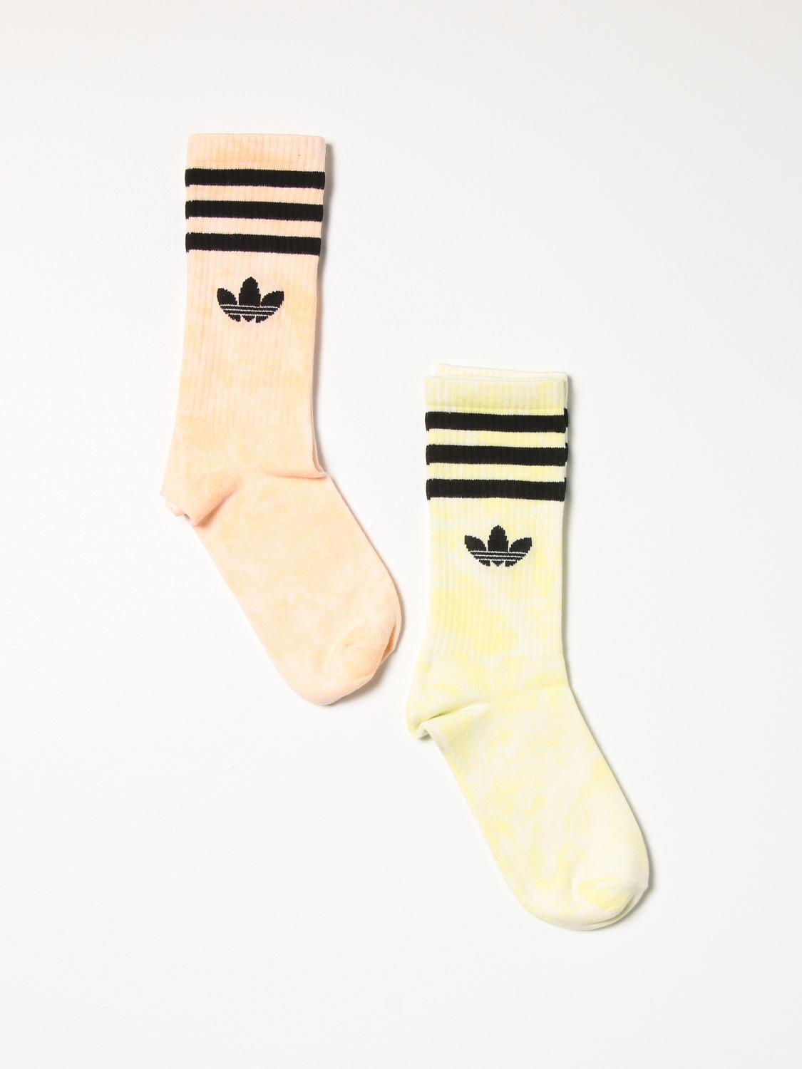 ADIDAS ORIGINALS Set 2 calzini in cotone Giallo Calze Adidas Originals HA4676 online su GIGLIO.COM