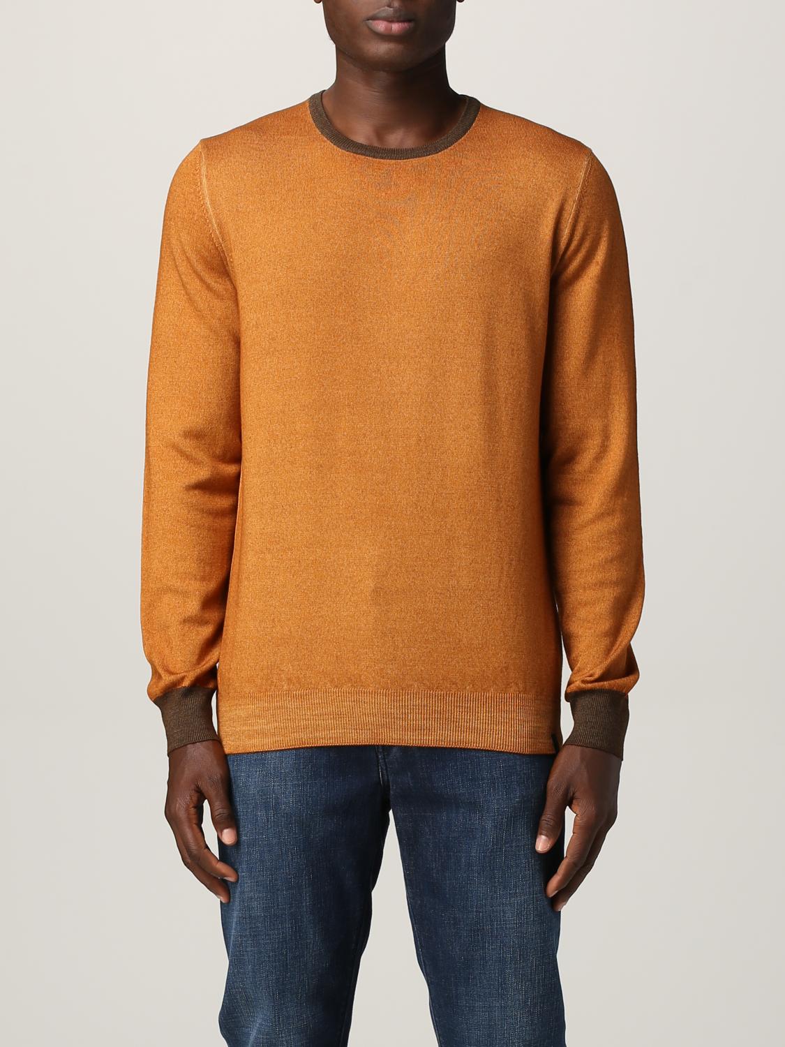 FAY PULL: Pull homme Fay, Orange - Img 1