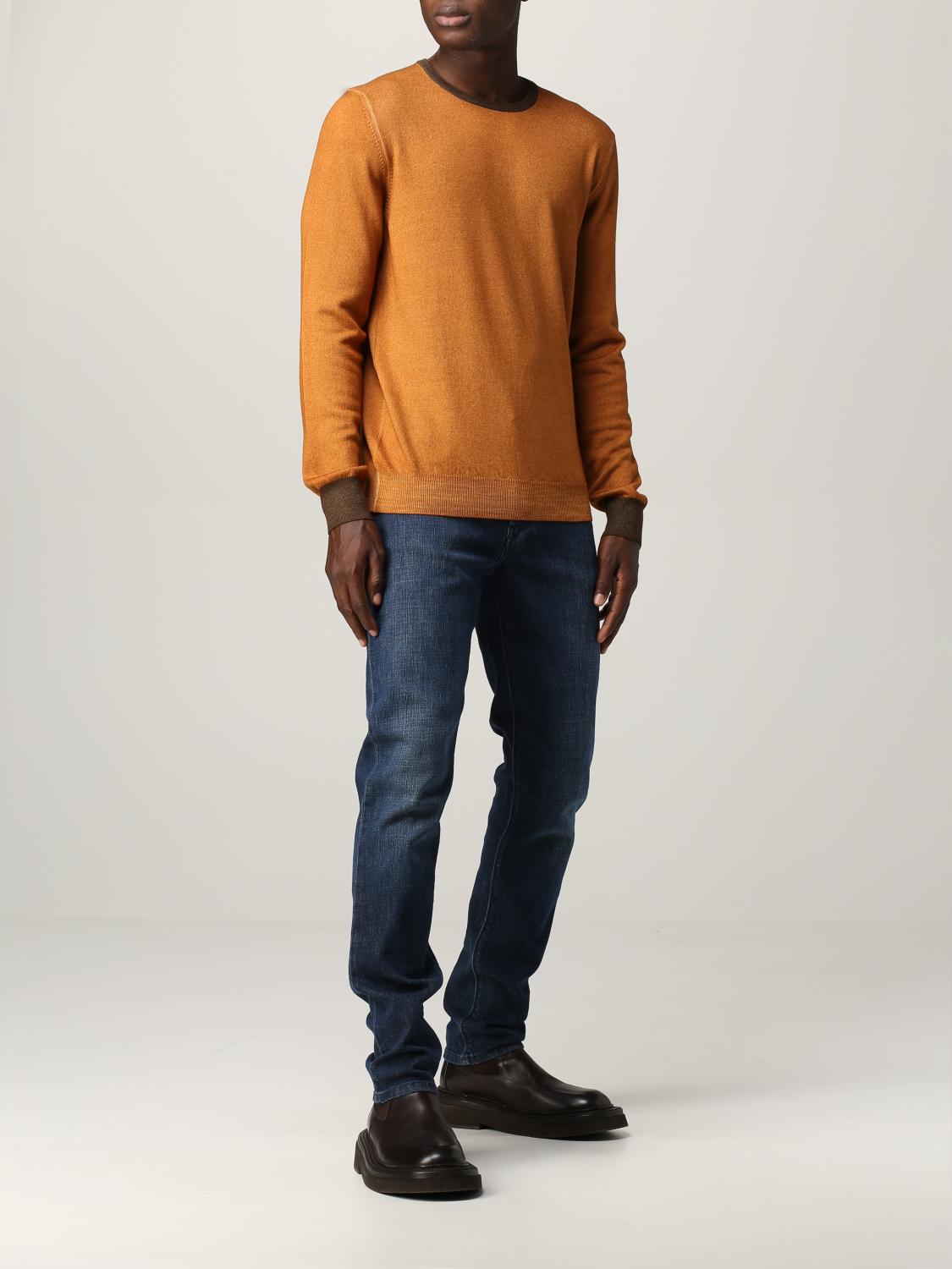 FAY PULL: Pull homme Fay, Orange - Img 2