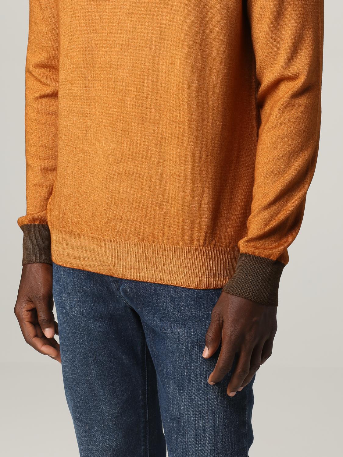 FAY PULL: Pull homme Fay, Orange - Img 5