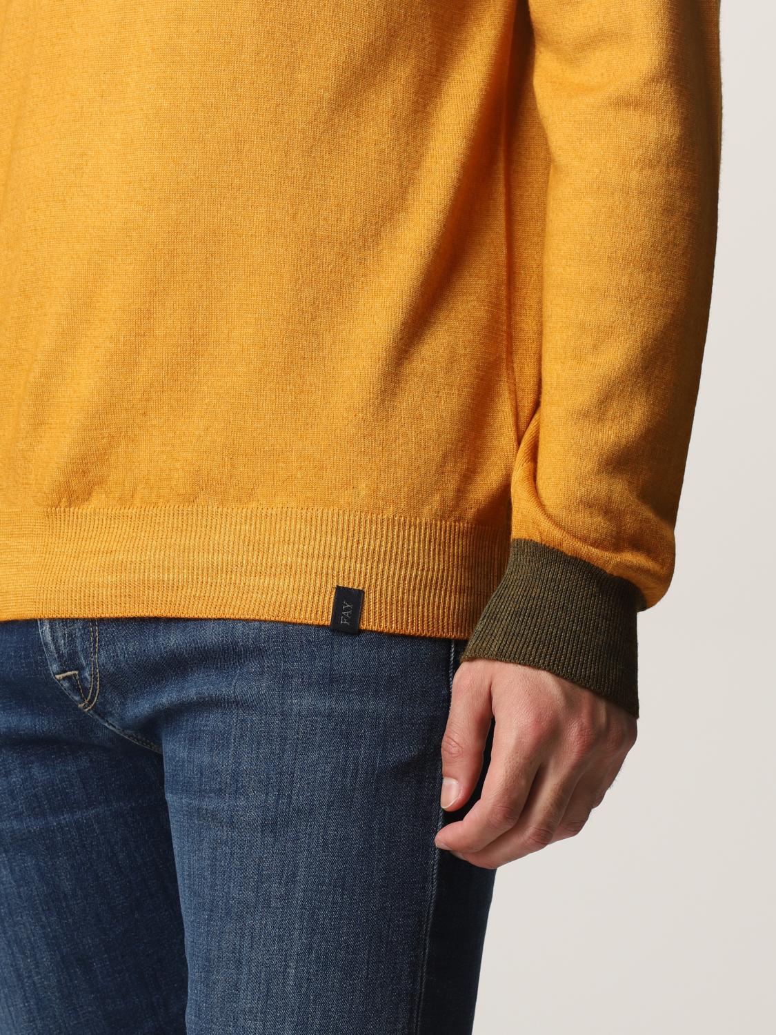 FAY PULLOVER: Fay Herren Pullover, Ocker - Img 4
